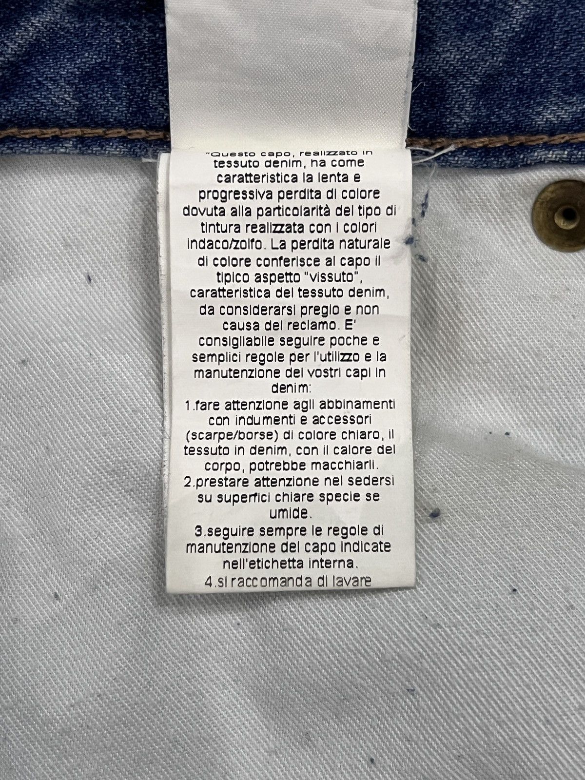 Moschino Moschino by Jeremy Scott SS15 Runway Logo Tape Panel Jeans Size US 32 / EU 48 - 15 Thumbnail
