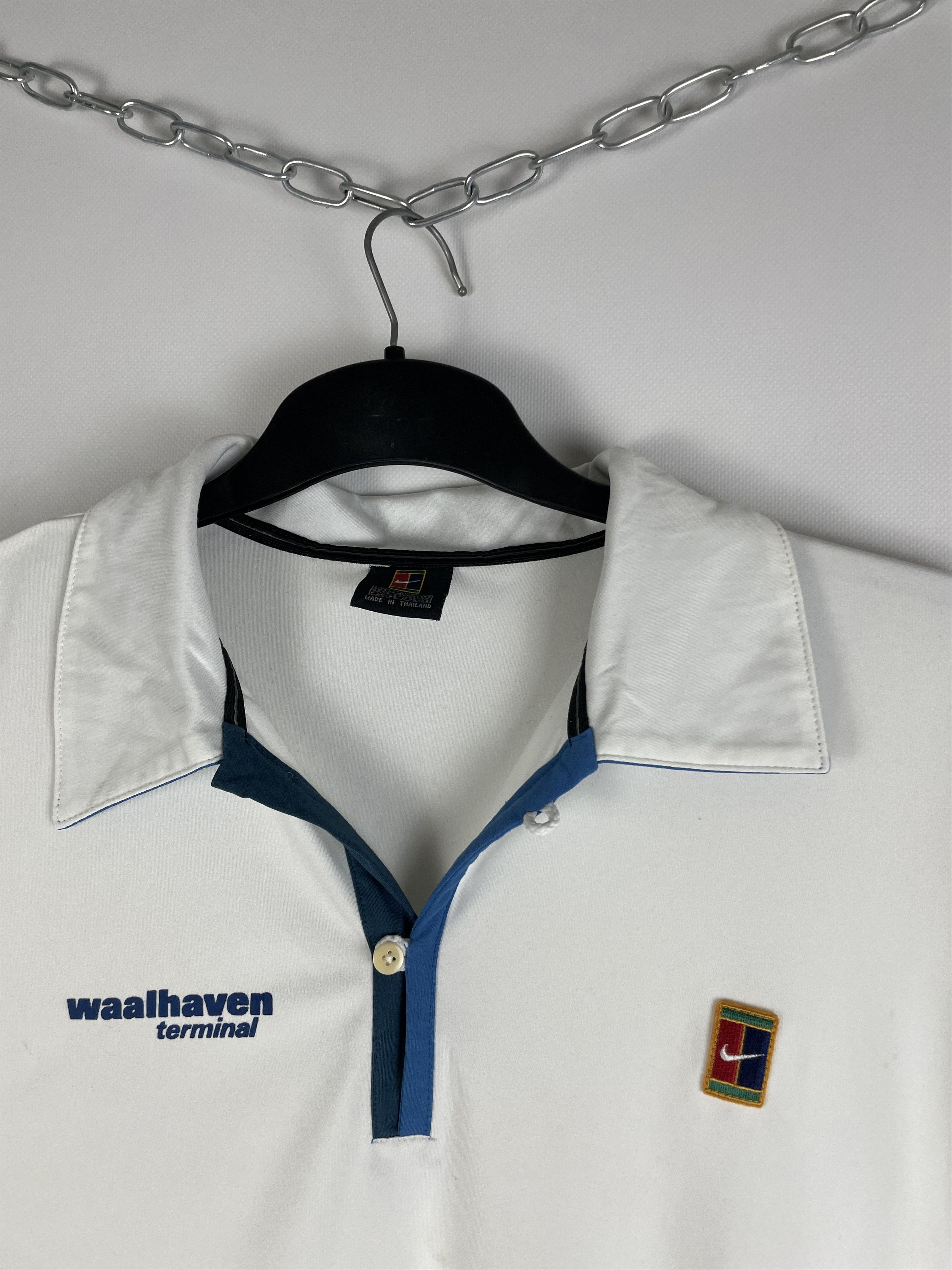 Nike Vintage Nike Court Polo Shirt Size US XL / EU 56 / 4 - 4 Thumbnail