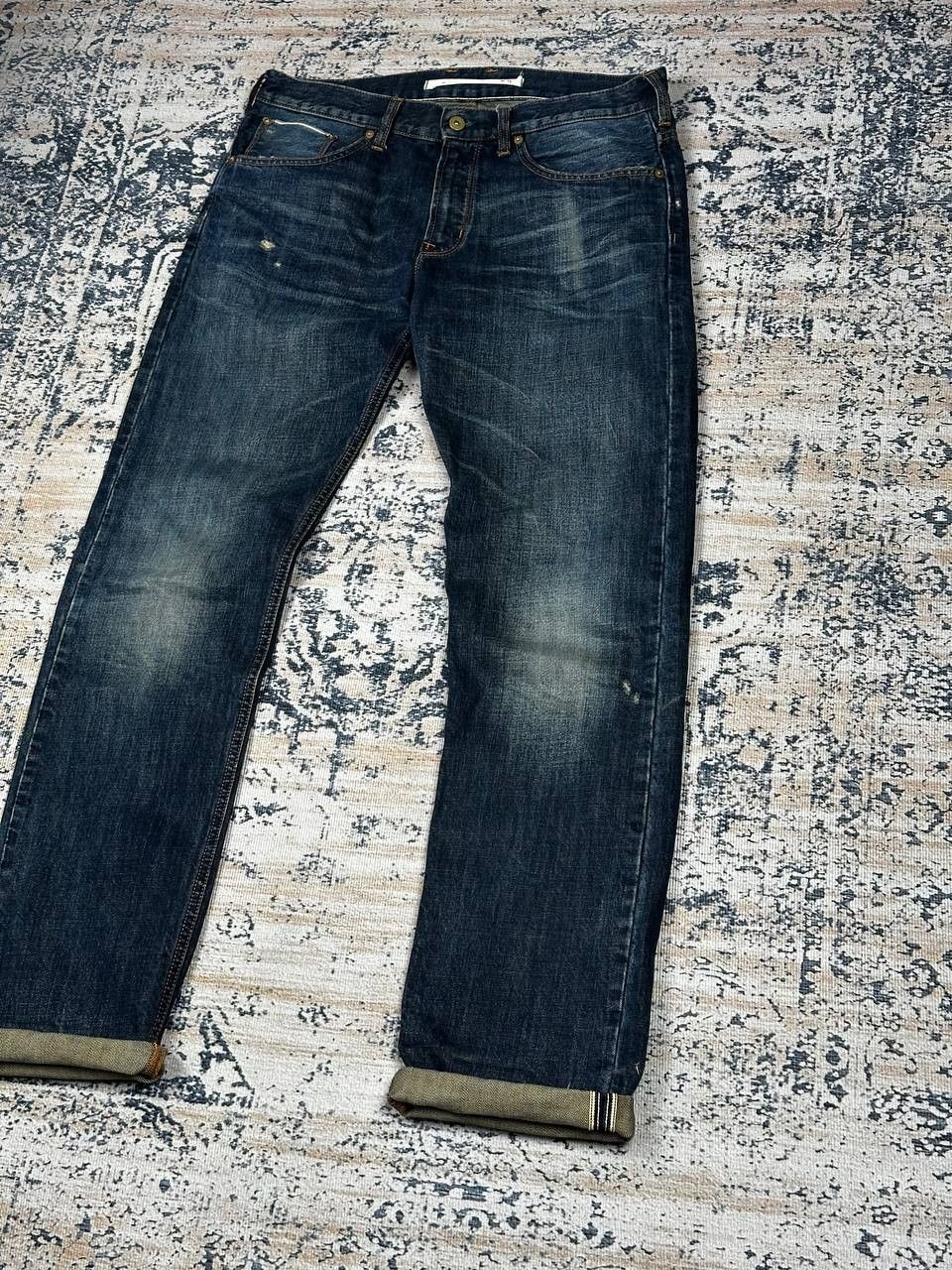 Scarti-Lab Scarti-Lab Distressed Raw Denim Selvedge Jeans Size US 32 / EU 48 - 2 Thumbnail