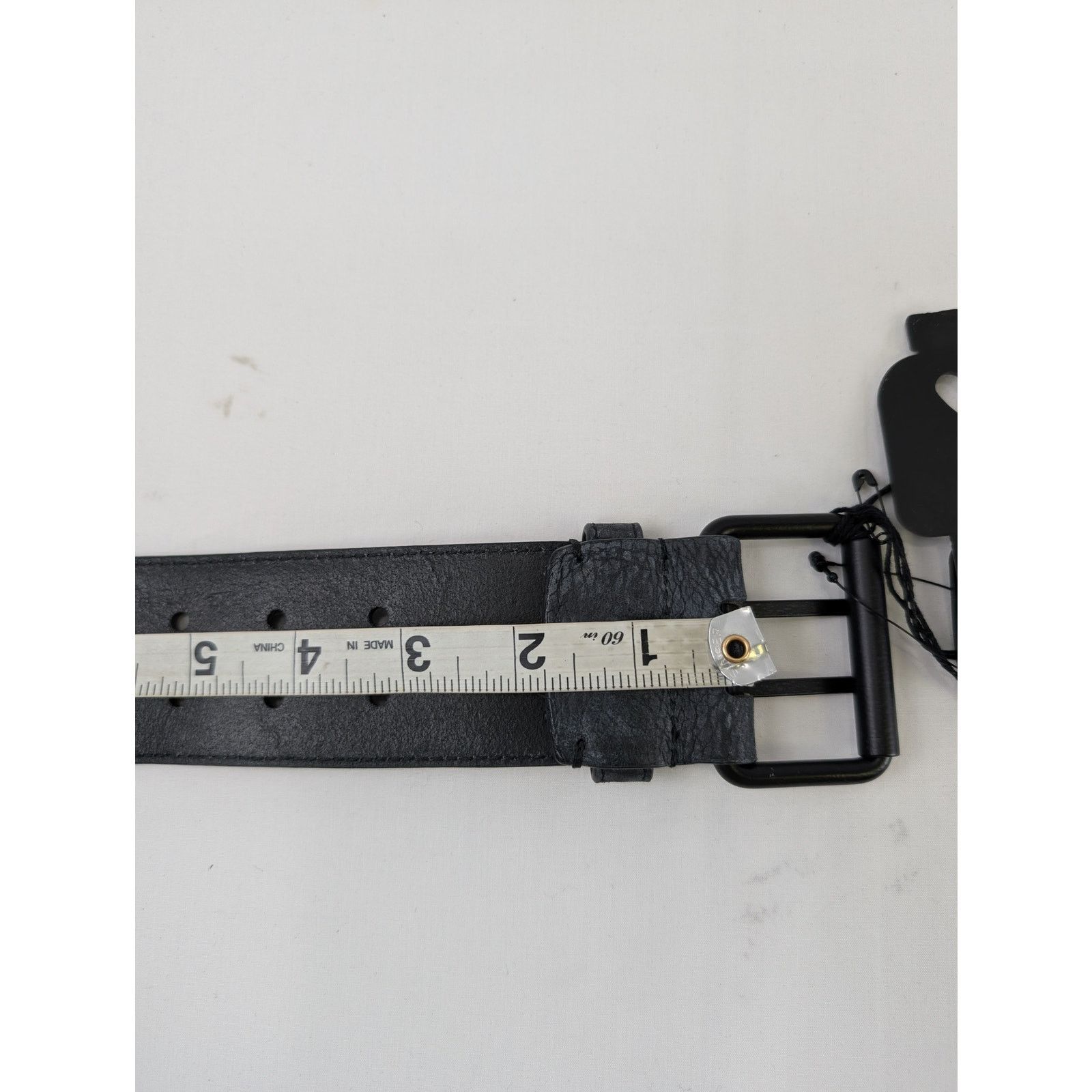 Balenciaga o1rshd1 Size: 75cm / Vegetal Calf Belt in Black Size 30 - 11 Thumbnail