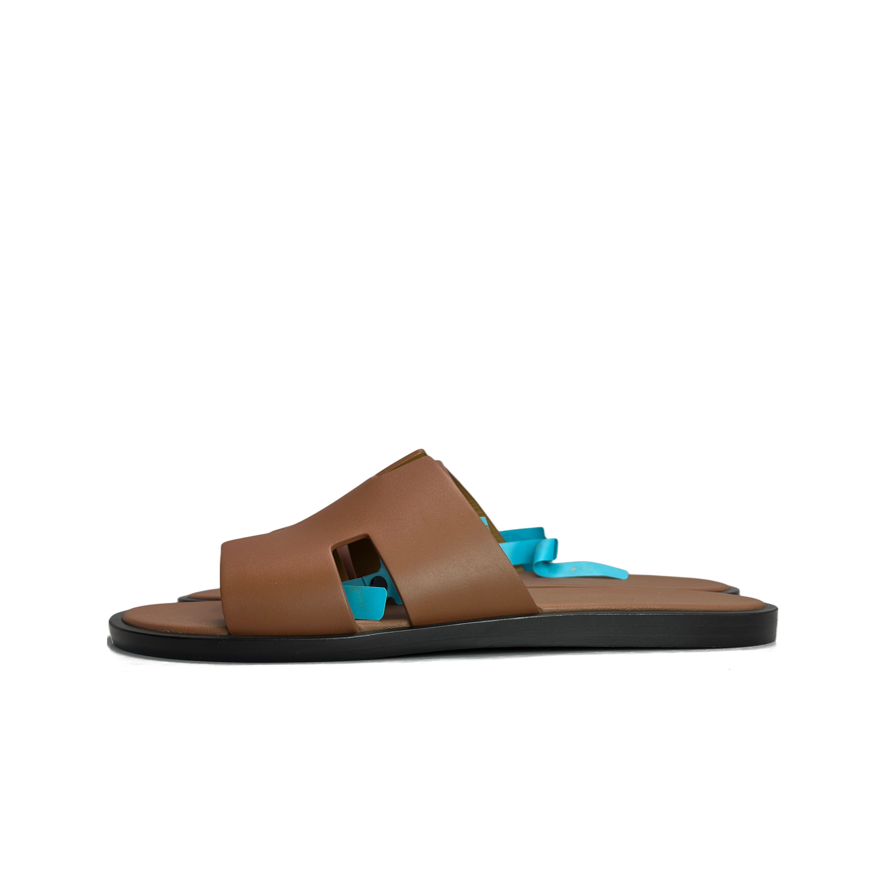 Hermes Hermès Izmir Leather Sandals Size 42 Size US 9 / EU 42 - 1 Thumbnail
