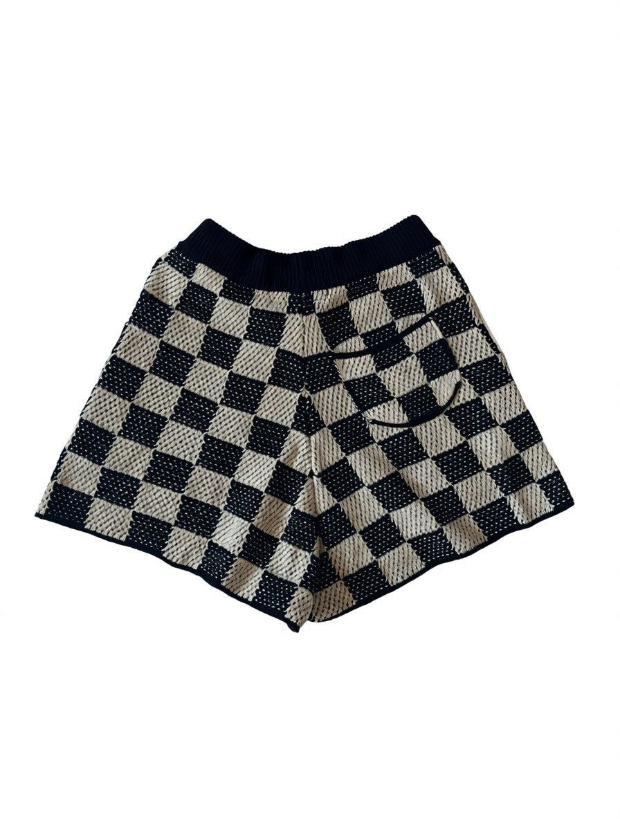 Other Checkered Crochet Shorts Size US 32 / EU 48 - 2 Thumbnail