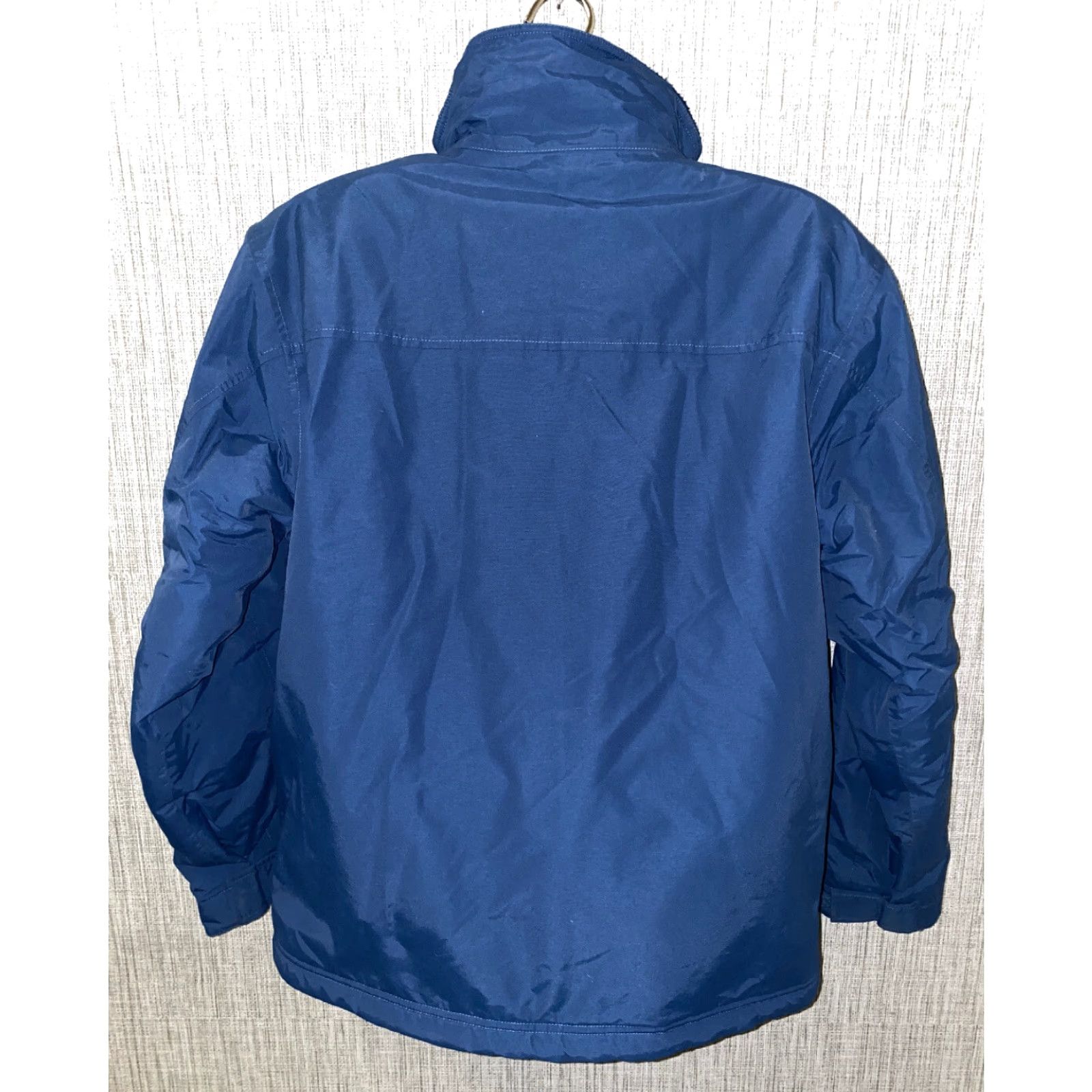 Vintage L.L. Bean Mens Blue Fleece Lined Full Zip Nylon Jacket Size US M / EU 48-50 / 2 - 4 Thumbnail