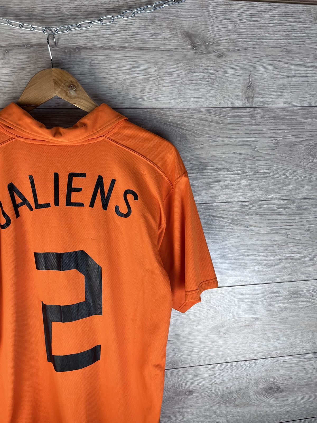 Nike Men's Netherlands Home football shirt 2006s Xl #2 Jaliens Size US L / EU 52-54 / 3 - 15 Thumbnail