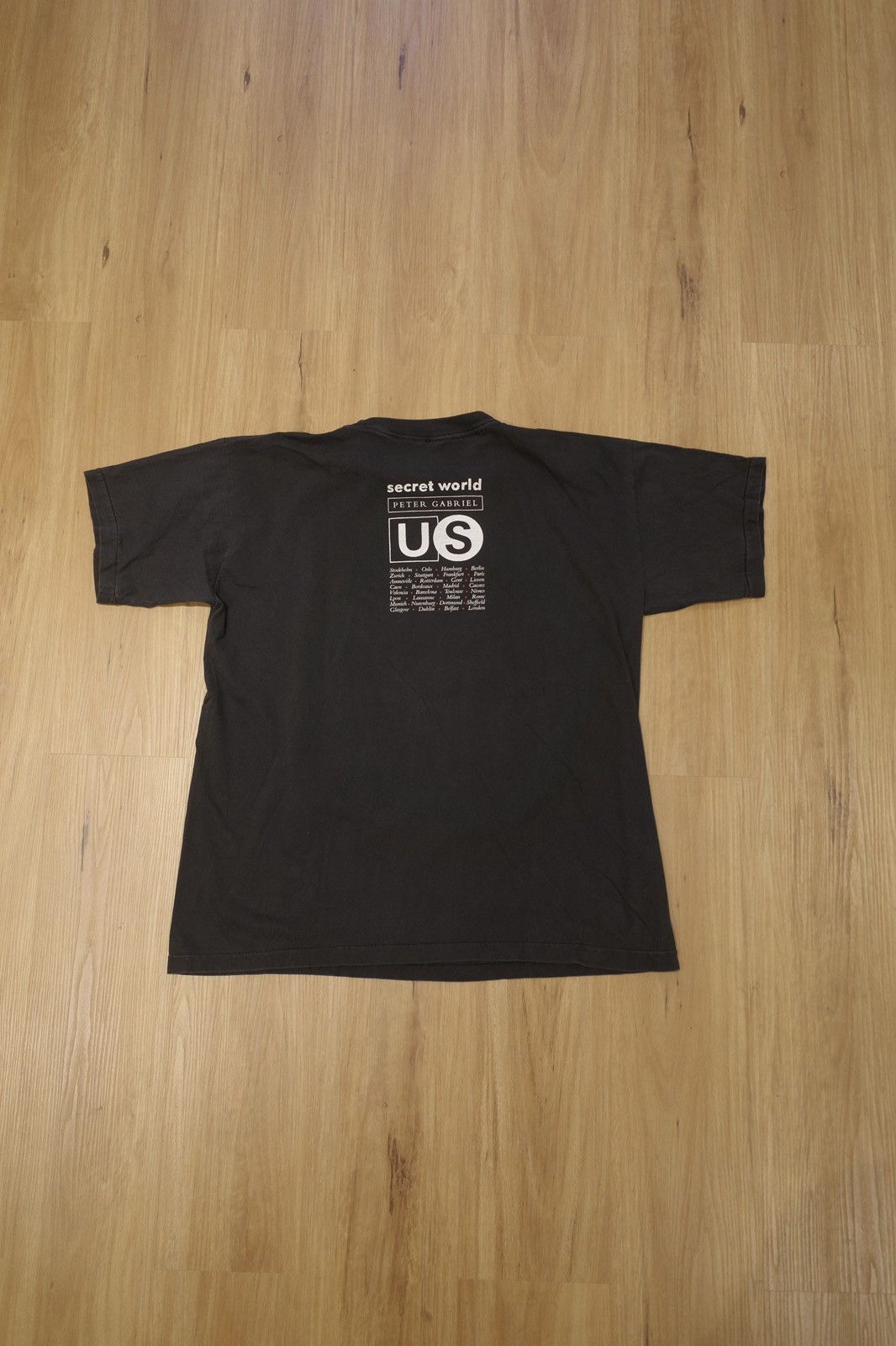 Band Tees Vintage 1992 Peter Gabriel Secret World Tour T-Shirt Size US XL / EU 56 / 4 - 2 Thumbnail