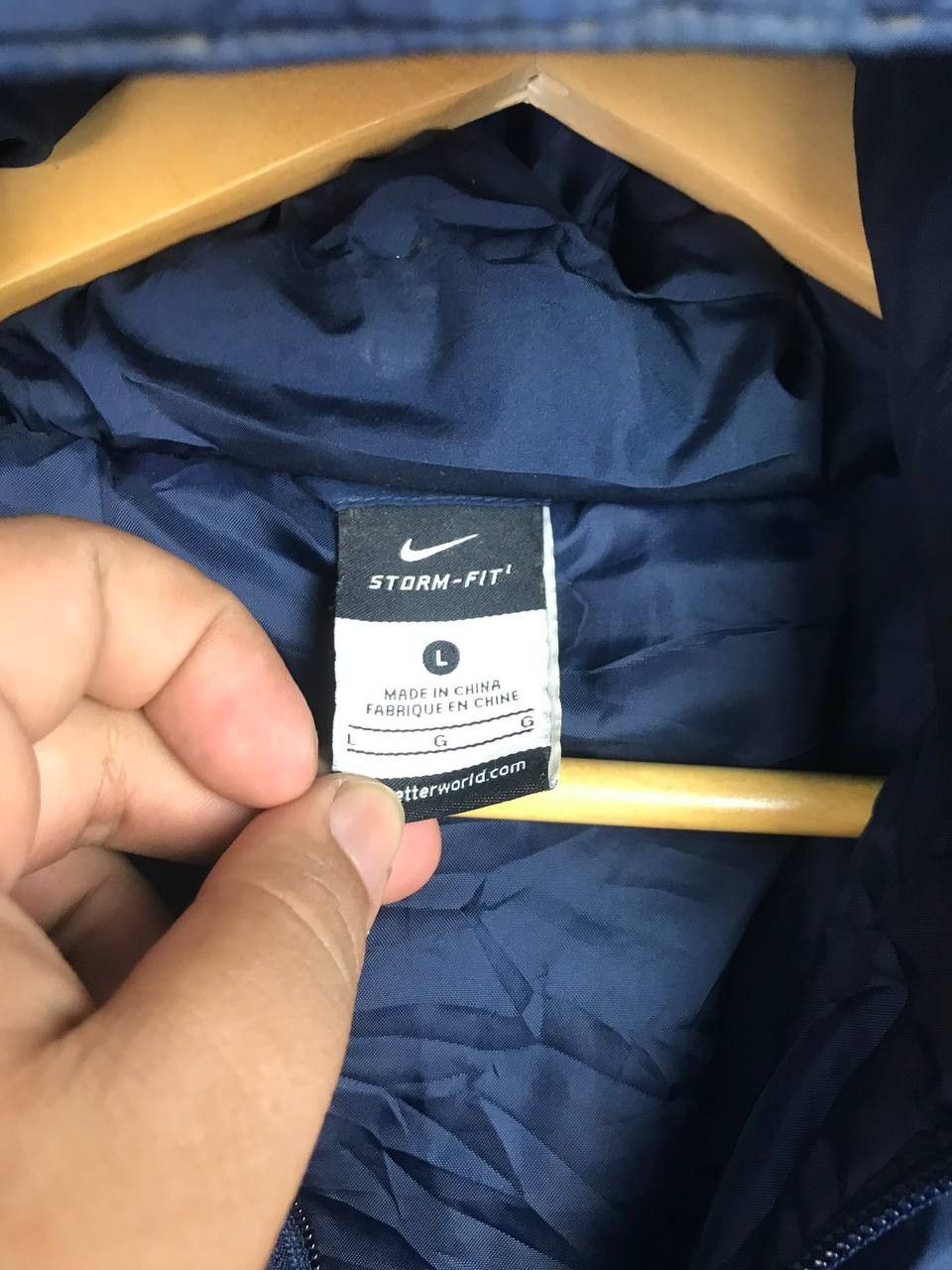 Japanese Brand × Nike × Vintage Nike Puffer Jacket Rare design Size US L / EU 52-54 / 3 - 3 Thumbnail