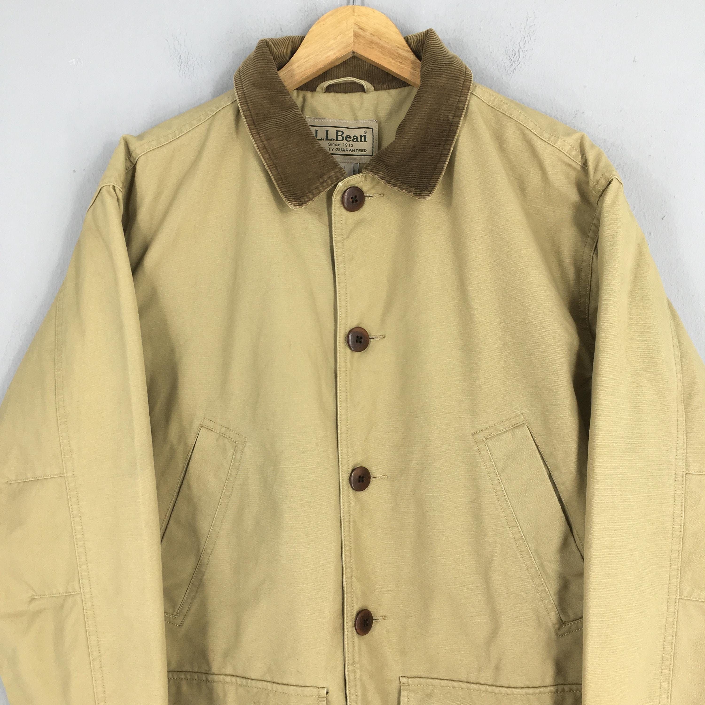 L.L. Bean Vintage 90s LL Bean Worker Brown Duck Chore Jacket Smal Size US S / EU 44-46 / 1 - 2 Thumbnail