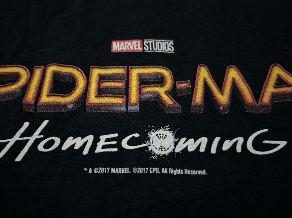 Marvel Comics 🕸️🕷️ ©2017 Spider-Man Home Coming Promo Movie Tshirt 🕷️🕸️ Size US M / EU 48-50 / 2 - 3 Thumbnail