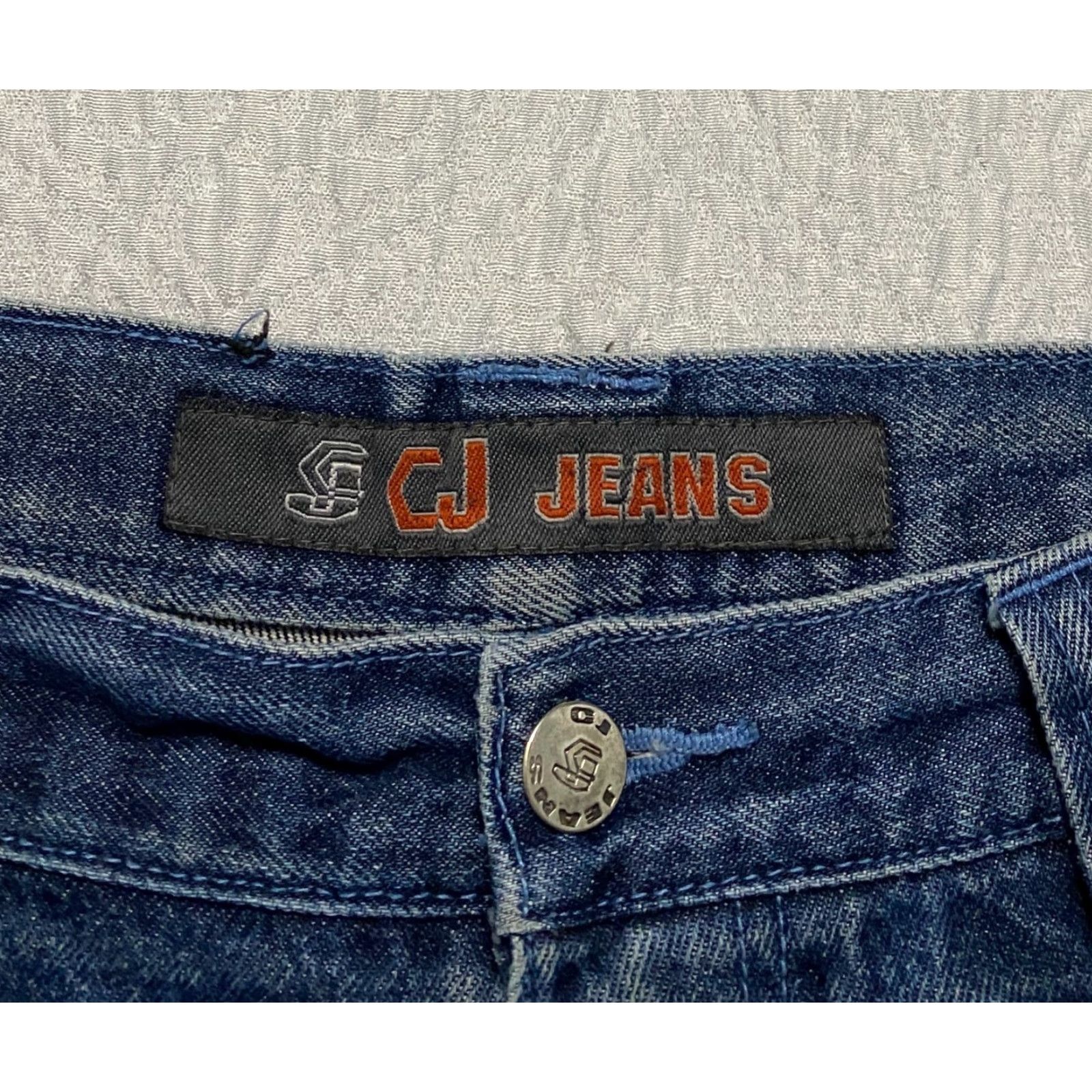 RMC Jeans VINTAGE CJ Jeans Mens Carpenter Jeans Loose Fit Wide-Leg 32x28 Blue 5-Pocket denim Baggy Mid Rise Relaxed Regular Size 32 Mens Shoes? Size US 32 / EU 48 - 5 Thumbnail