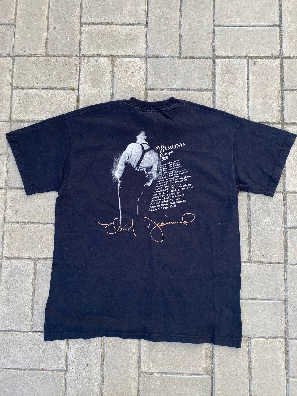 Band Tees × Vintage Vintage 1996 Neil Diamond Tour Tee Size US L / EU 52-54 / 3 - 2 Thumbnail