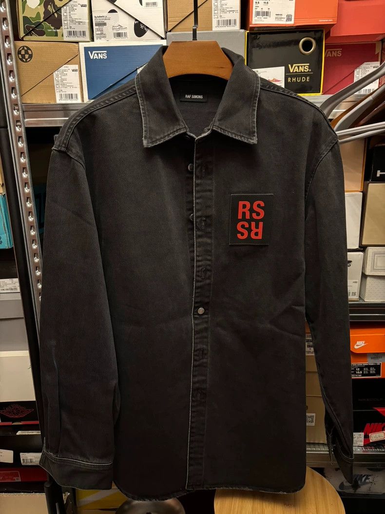 Raf Simons raf simons Denim long-sleeved shirt 2502-Nextarrow Size US L / EU 52-54 / 3 - 1 Thumbnail