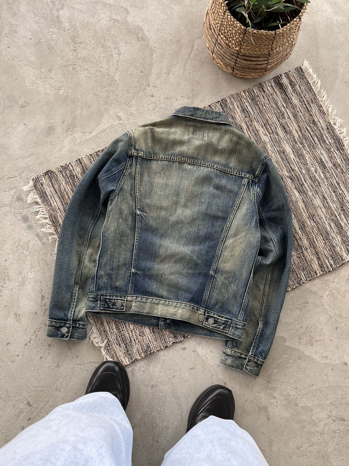 Polo Ralph Lauren Vintage Polo Ralph Lauren Avantgarde Faded Y2K Denim Jacket Size US S / EU 44-46 / 1 - 2 Thumbnail