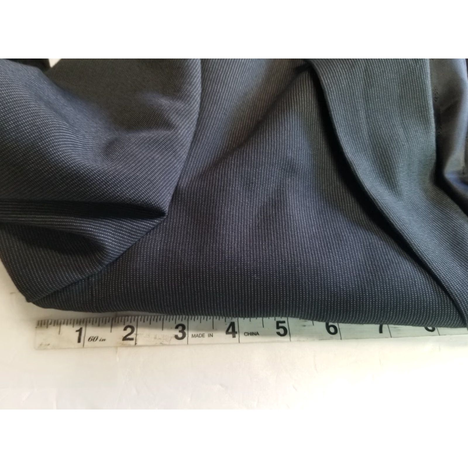En Noir Renoir Men’s 40R Slim Fit Two-Button Notch Lapel Black Wool Suit Jacket Blazer Regular Size 40r Size 40R - 3 Thumbnail