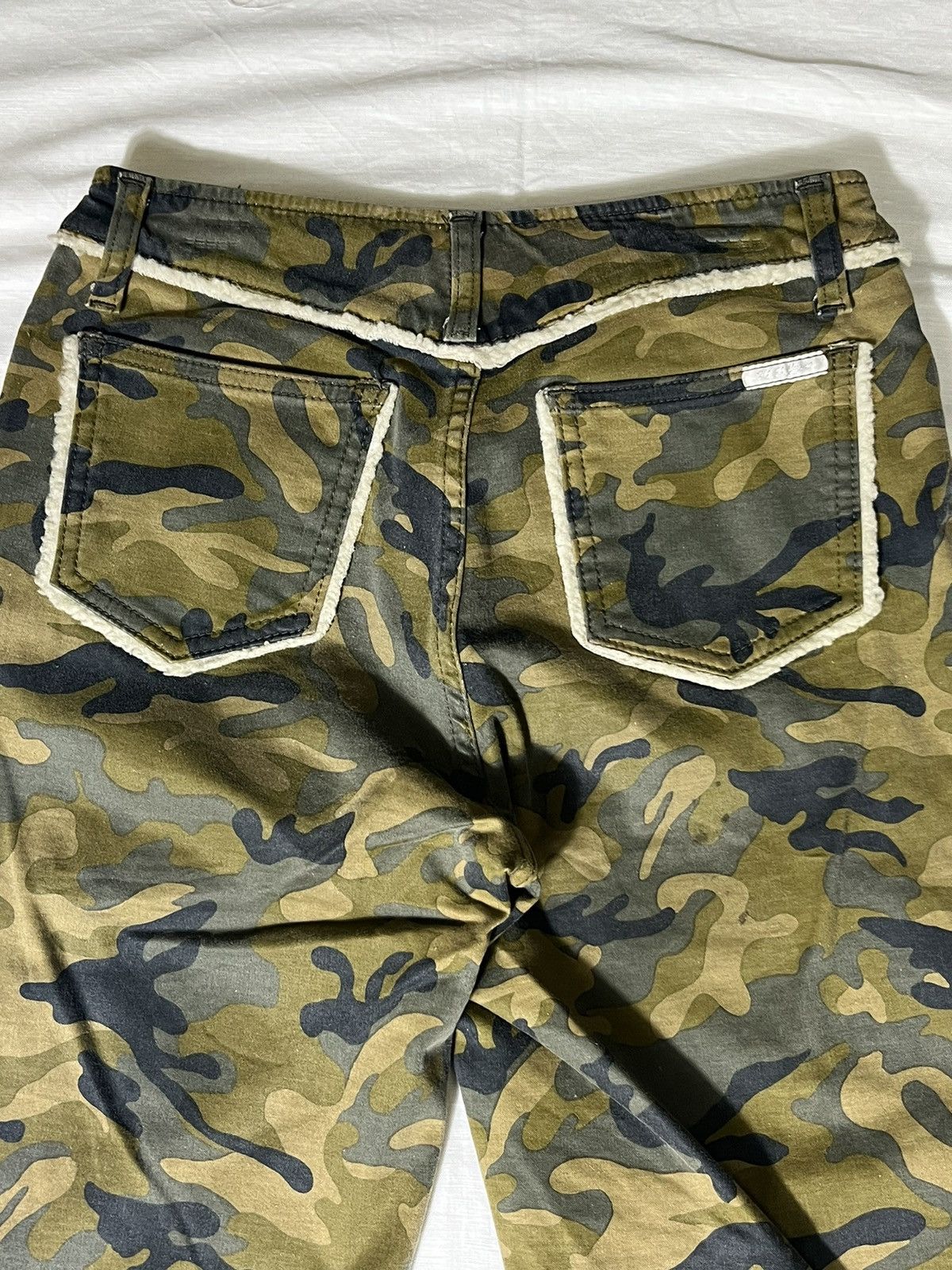 If Six Was Nine × Japanese Brand 26" Magic Square Army Camo Design Bootcut Pants Size 26" / US 2 / IT 38 - 11 Thumbnail
