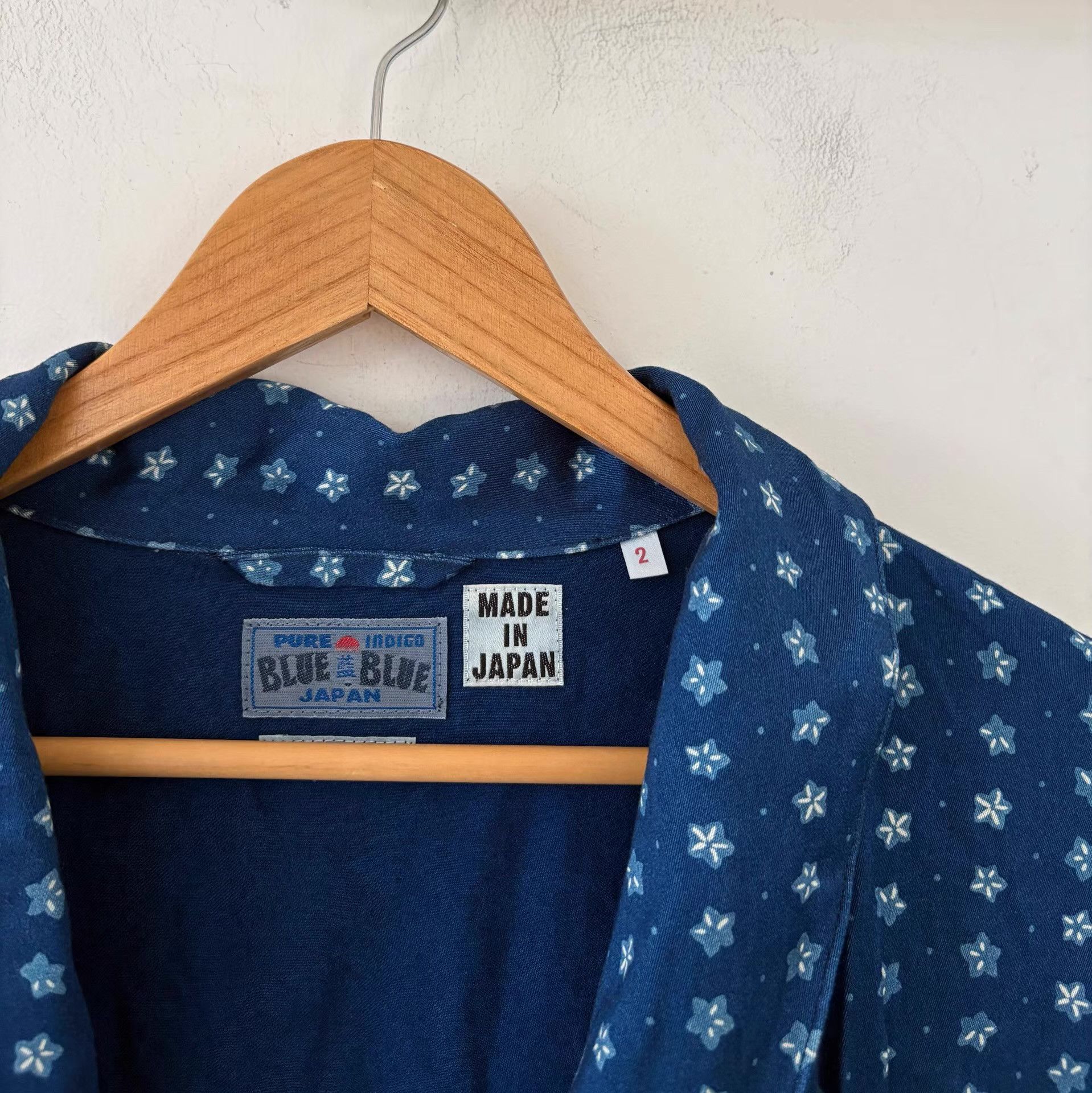 Blue Blue Japan Blue Blue Japan Men's Indigo Dye Bathrobe Coat Ｑ21 Size US M / EU 48-50 / 2 - 6 Thumbnail
