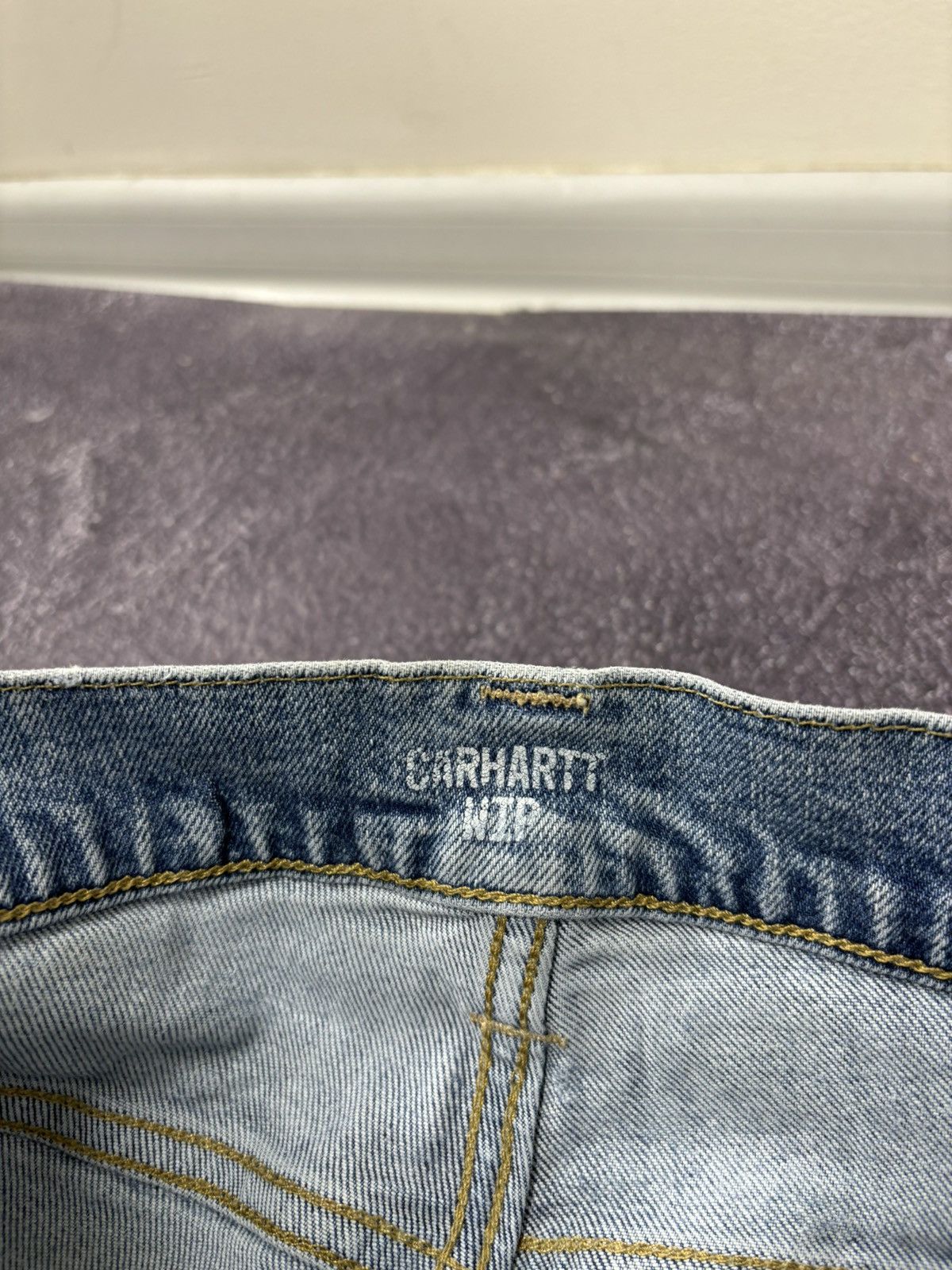 Carhartt Vintage Carhartt Light Blue Denim Work Hype Klondike Jeans Size US 29 - 13 Thumbnail
