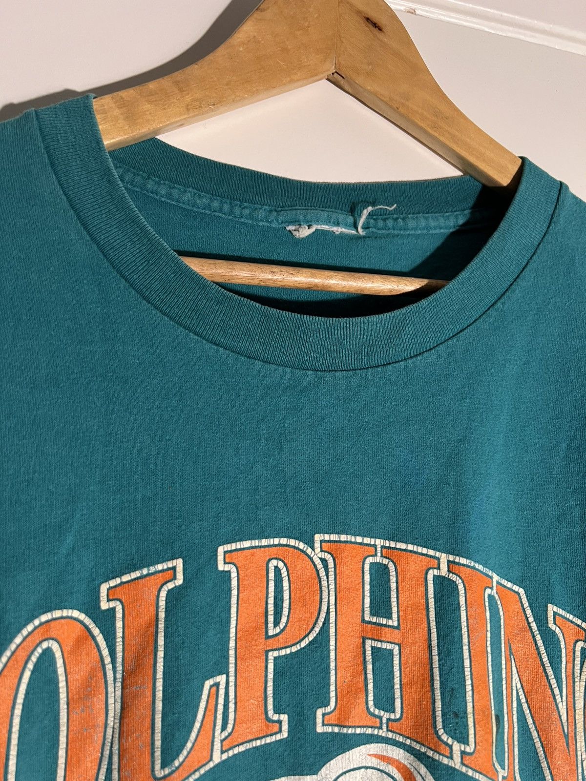 Vintage 90’s VTG Vintage Dolphins Miami Football League Retro Shirt Size US XXL / EU 58 / 5 - 10 Thumbnail