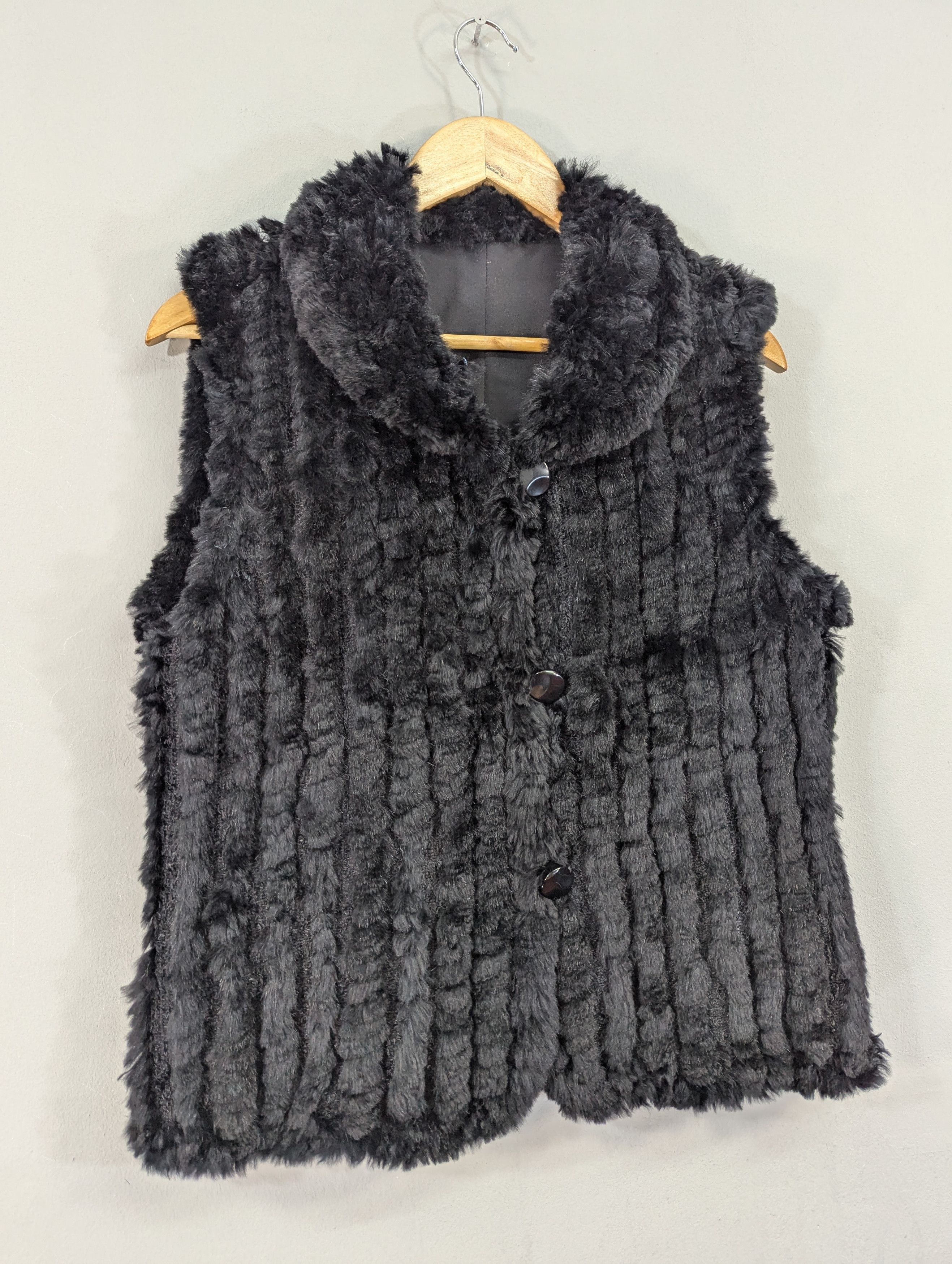 Japanese Brand Unbrand Mink Fur Rabbit Reversible Sleeveless Jacket Size M / US 6-8 / IT 42-44 - 8 Thumbnail