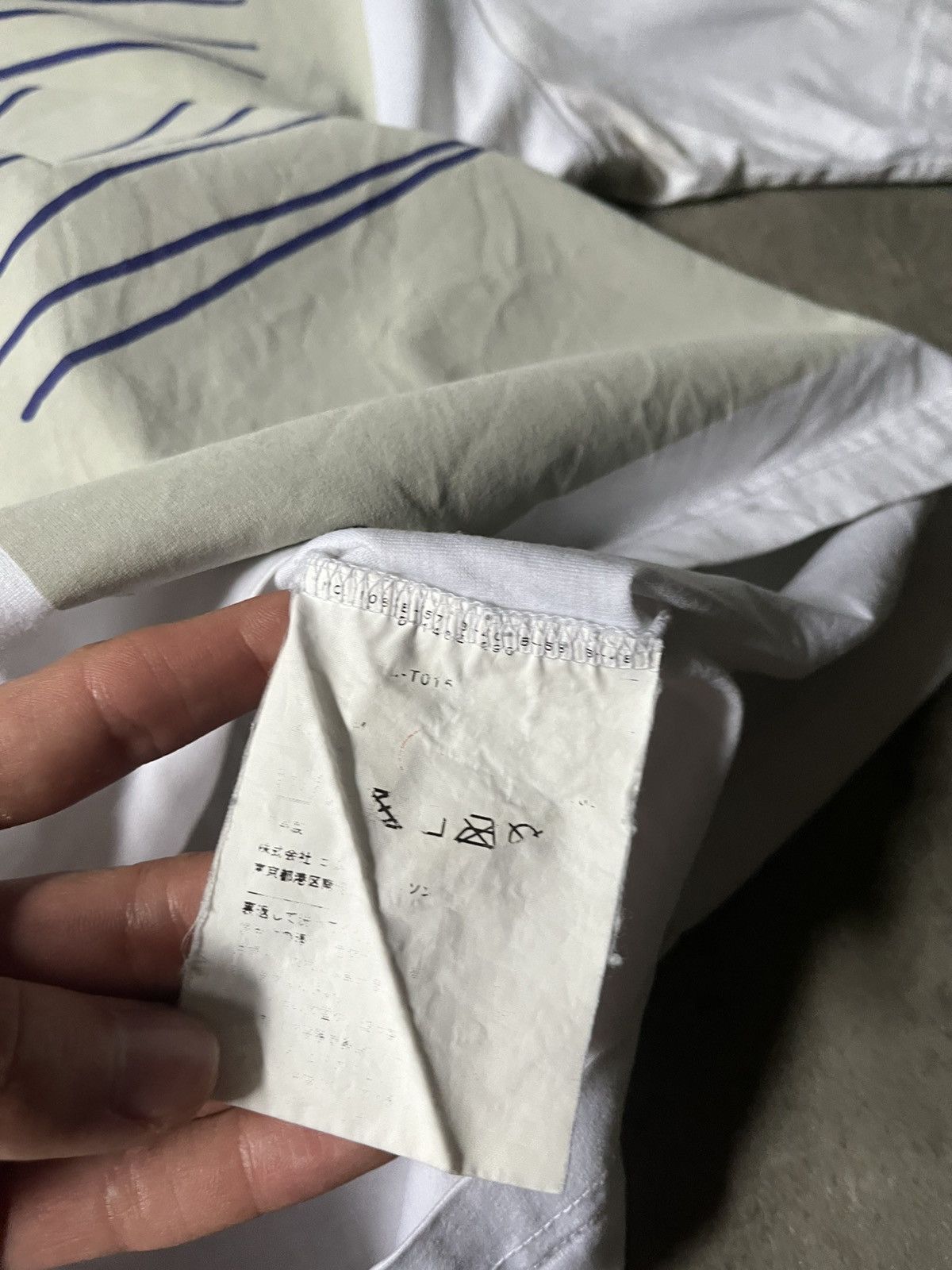 Junya Watanabe Junya Watanabe S/S 21 Irma Blank Horizontal line T-shirt Size US M / EU 48-50 / 2 - 9 Thumbnail