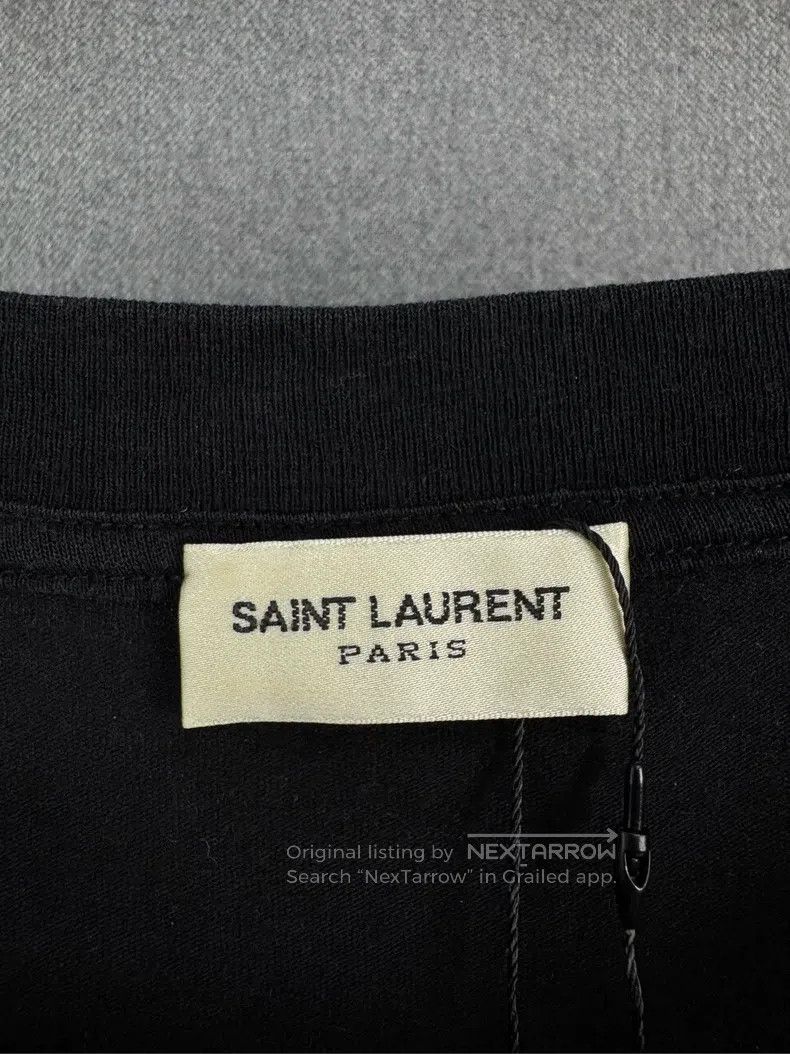 Saint Laurent Paris Saint Laurent Paris Letter-printed LOGO short-sleeved shir Size US L / EU 52-54 / 3 - 3 Thumbnail