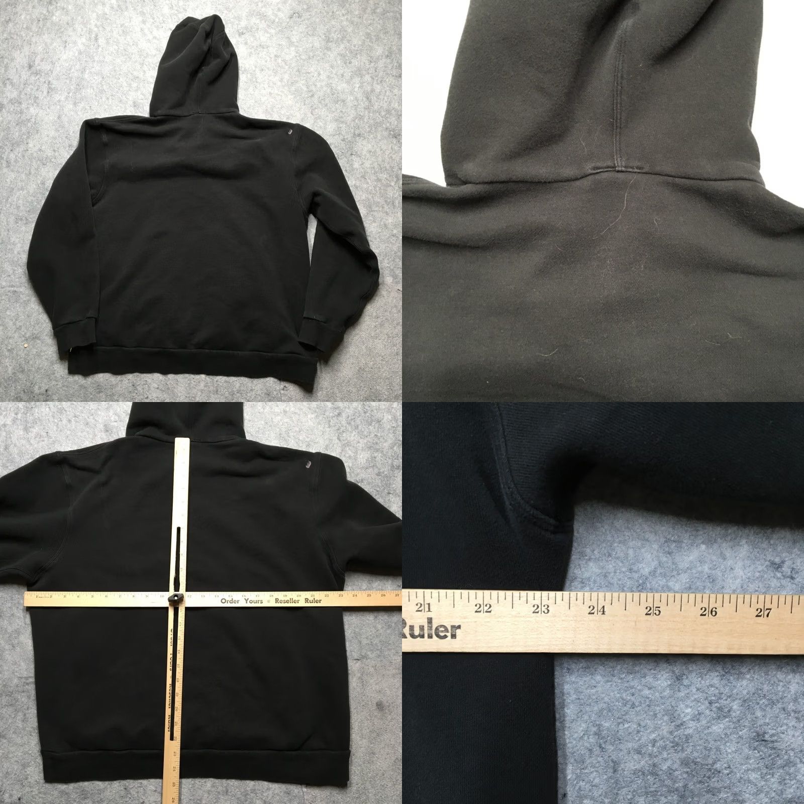 Lululemon Lululemon Steady State Hoodie Mens L Black Heavyweight Pullover Hoodie Size US L / EU 52-54 / 3 - 8 Thumbnail