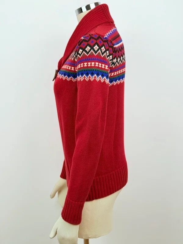 Lauren Ralph Lauren Maglione Ralph Lauren Rosso Donna Taglia M Size M / US 6-8 / IT 42-44 - 3 Thumbnail