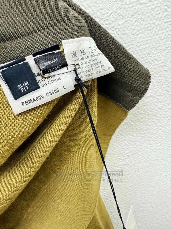 Neil Barrett NeIL BarreTT Yellow Wool Long Sleeve Pullover . Size US XS / EU 42 / 0 - 6 Thumbnail