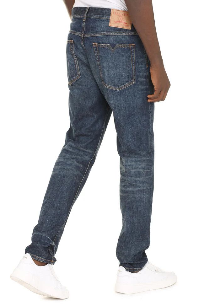 Valentino o1y0525 Denim Pant in Blue Size US 34 / EU 50 - 4 Thumbnail
