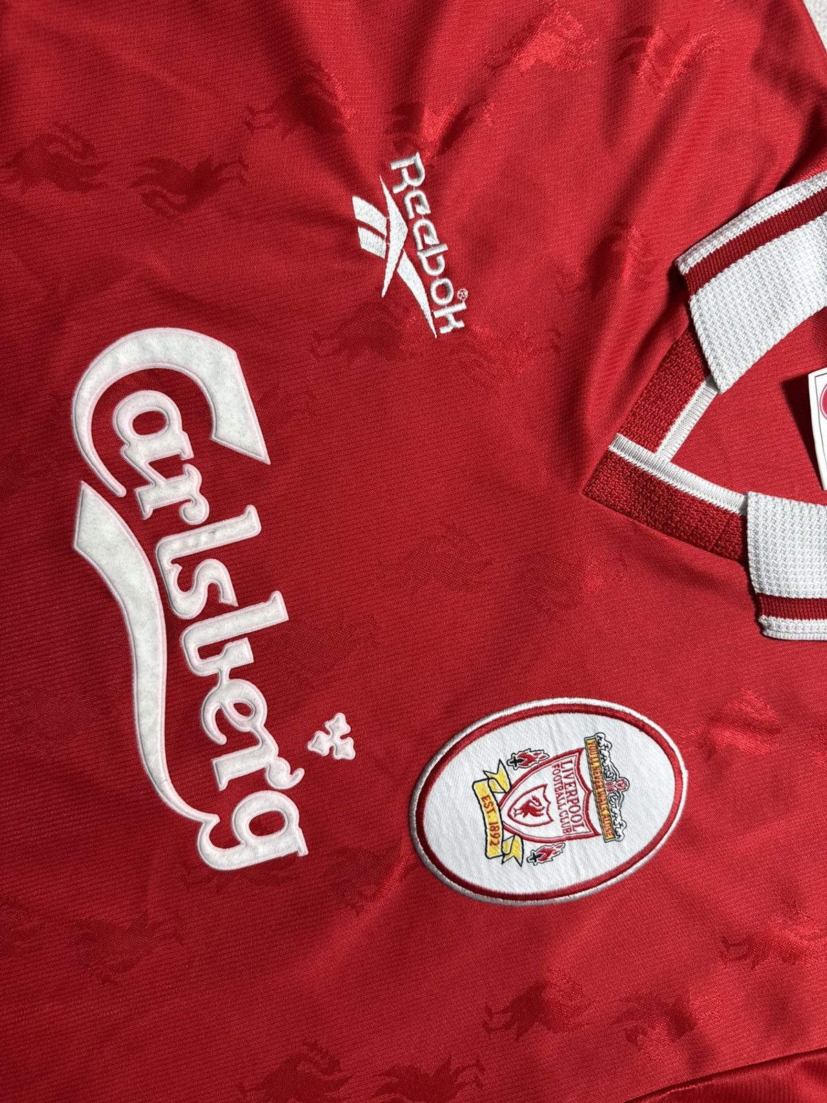 Reebok Reebok FC Liverpool 1996/1997 Vintage Soccer Jersey Size US M / EU 48-50 / 2 - 5 Thumbnail