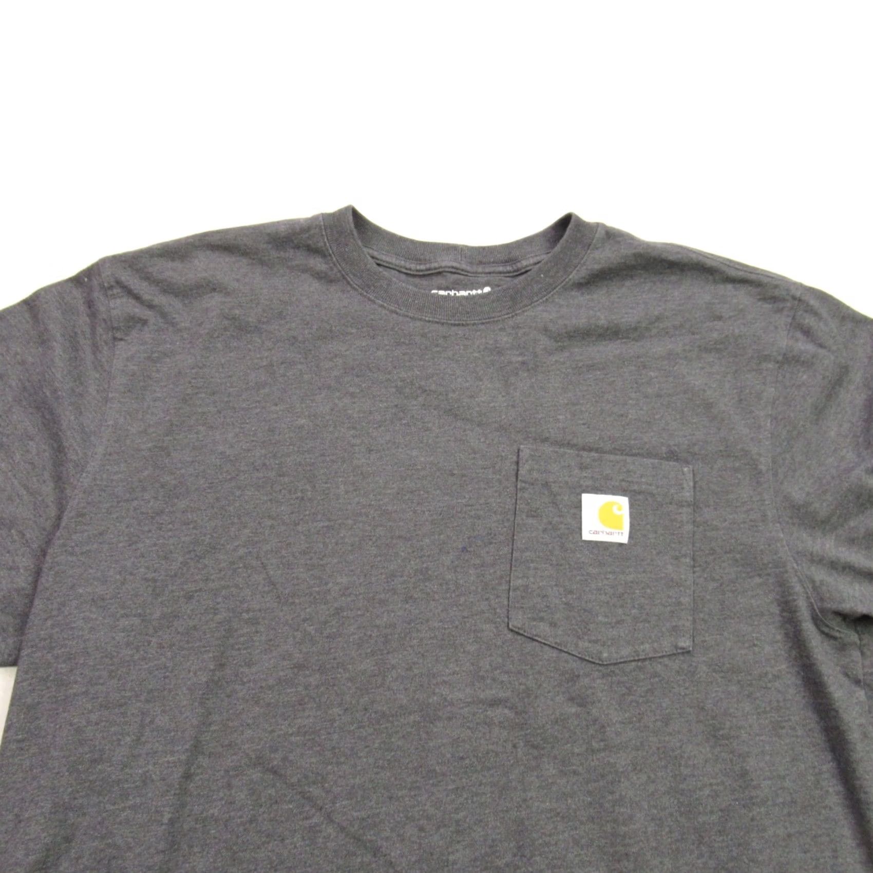 Carhartt Carhartt Mens Shirt Large Short Sleeve Crew Neck Gray Lightweight Pocket T-Shirt Mens Size US L / EU 52-54 / 3 - 3 Thumbnail