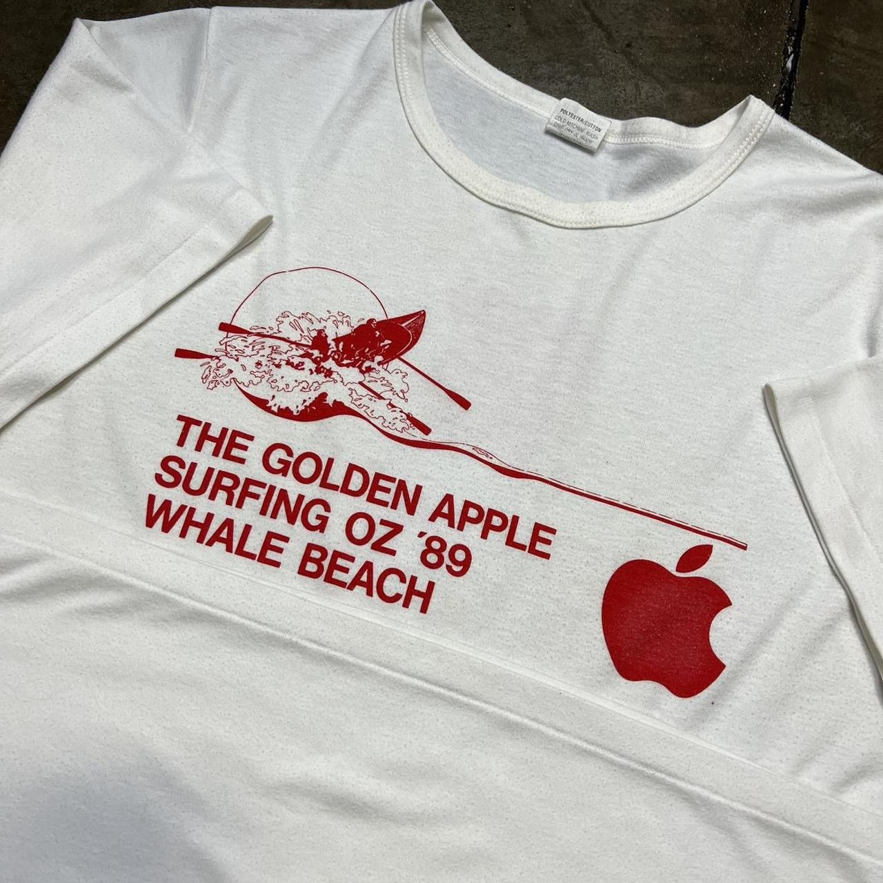 Apple × Vintage Vintage 80s Apple Mac Computers Surfing Oz Australia Tshirt Size US S / EU 44-46 / 1 - 3 Thumbnail