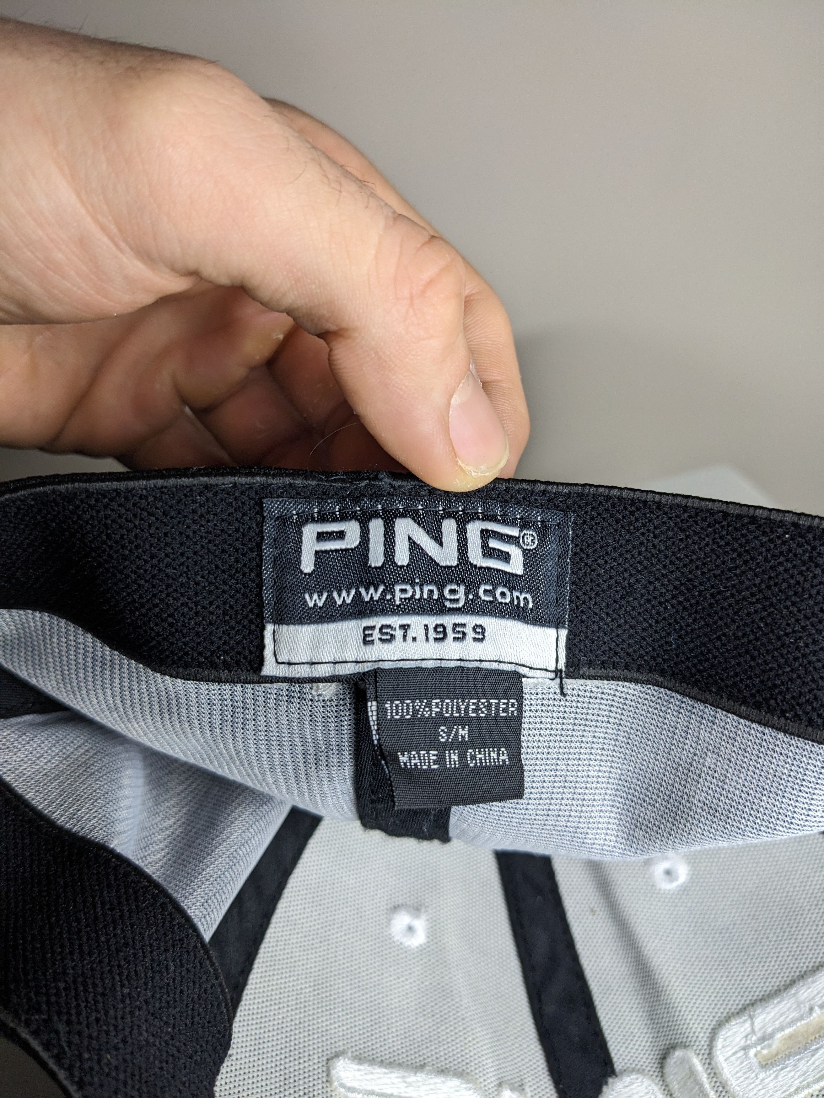 PING Ping G20 Anser Golf Fitted Hat Cap Polyester Small/Medium Size ONE SIZE - 7 Thumbnail
