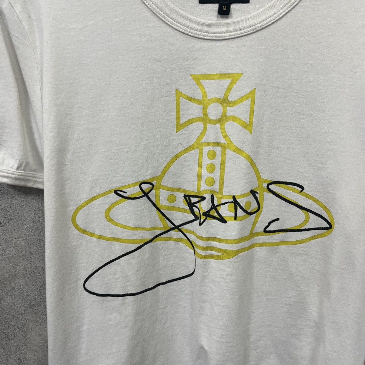 Vivienne Westwood Vivienne Westwood Big Logo T shirt White Size M Size US M / EU 48-50 / 2 - 6 Thumbnail