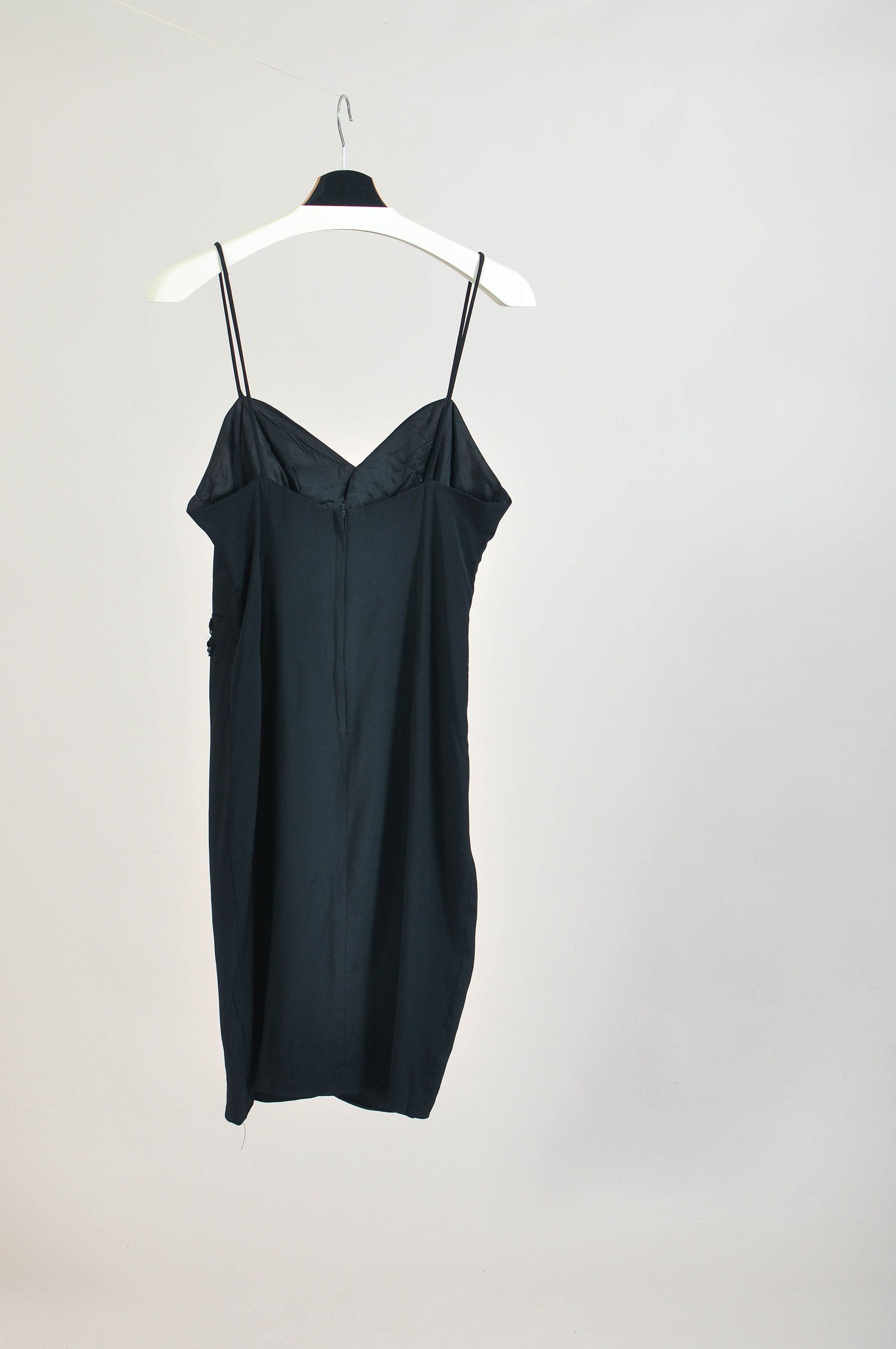 Other Vintage 80s black cocktail dress Size M / US 6-8 / IT 42-44 - 5 Thumbnail