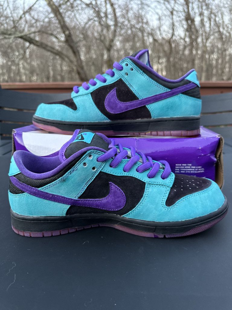 Nike Size 10 - Nike SB Dunk Low Custom Skeletor Teal Purple Black Size US 10 / EU 43 - 5 Thumbnail