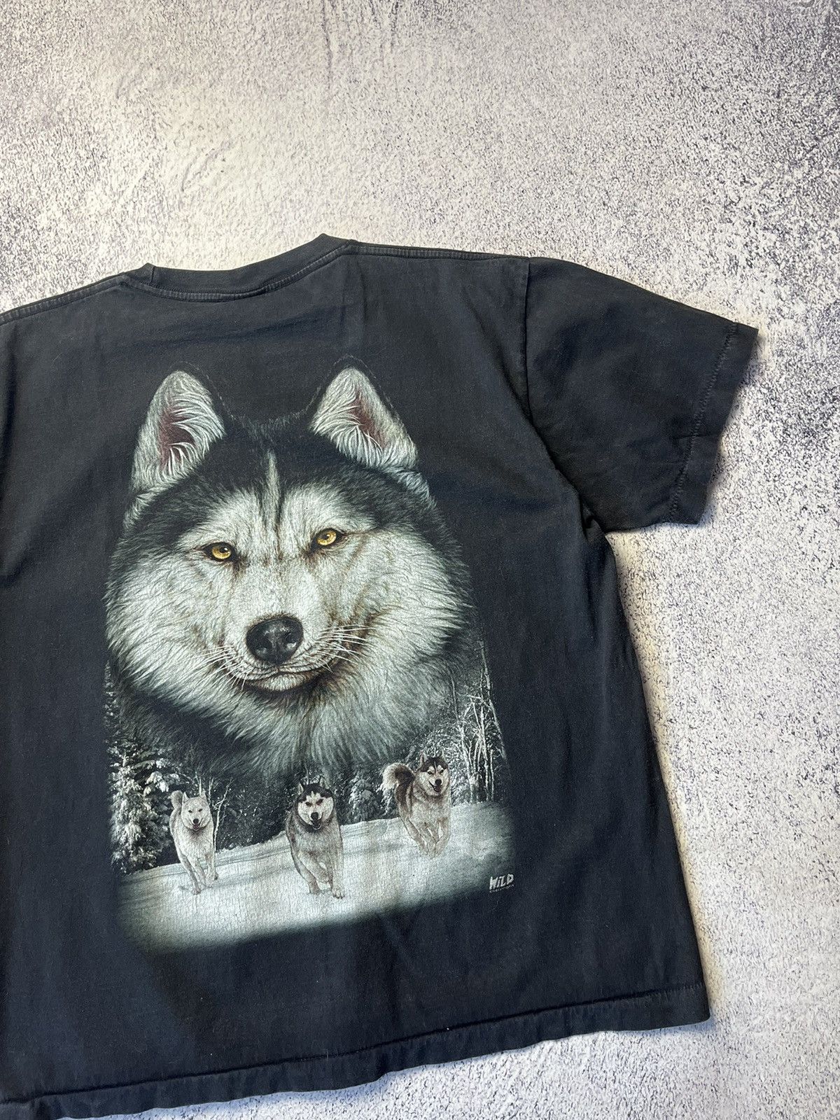 Vintage Vintage Wolf streetwear animal tee size L Size US L / EU 52-54 / 3 - 15 Thumbnail
