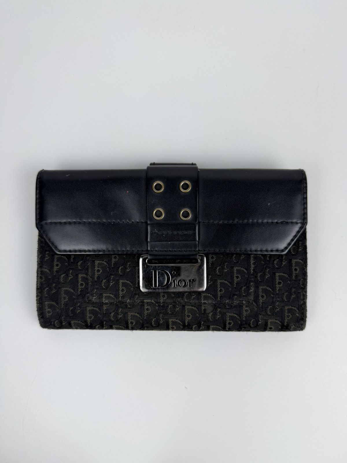 Dior Dior Galliano era street chic monogram long trifold wallet Size ONE SIZE - 1 Thumbnail