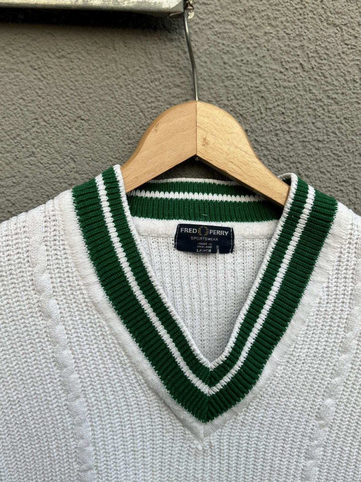 Fred Perry × Vintage ARCHIVAL KNITTED VEST FRED PERRY VINTAGE SWEATER 90s Size US L / EU 52-54 / 3 - 2 Thumbnail