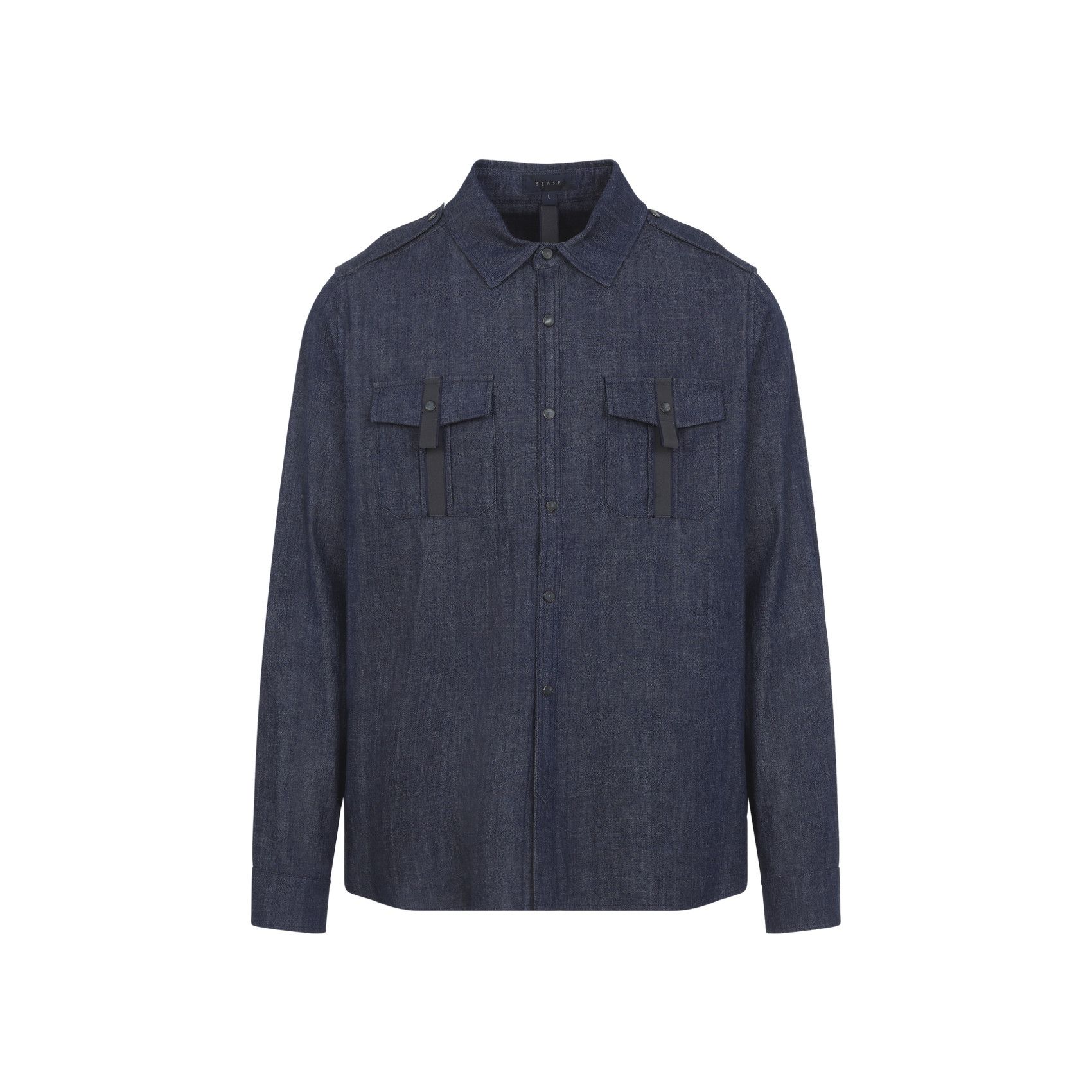 SEASE Sease Cotton Denim Overshirt Size US XL / EU 56 / 4 - 1 Thumbnail