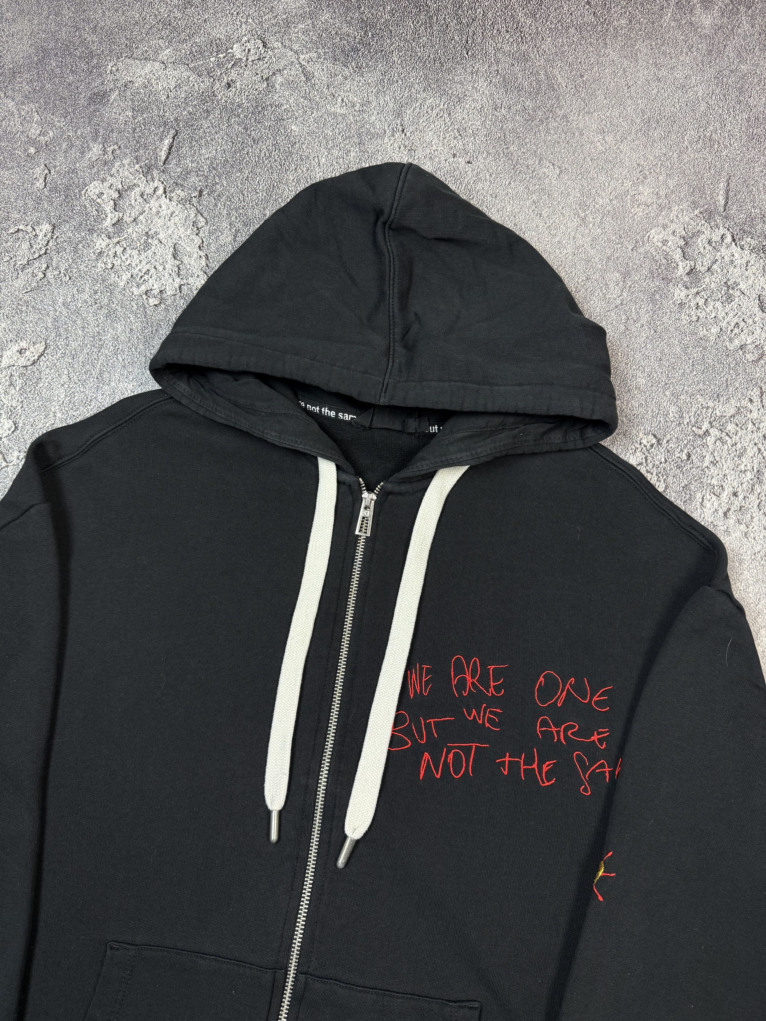 Desigual Y2K Desigual Zip Up Black Hoodie 2000s Style Size US L / EU 52-54 / 3 - 3 Thumbnail
