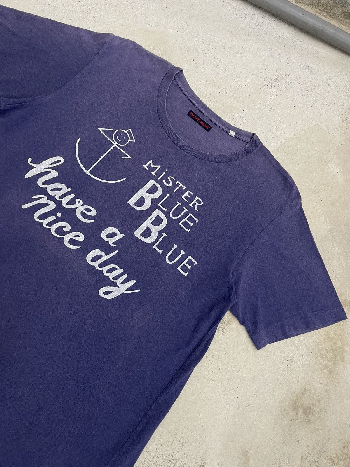 Blue Blue Japan × Japan Blue × Japanese Brand Vintage Mr Blue Blue Japan Have A Nice Day Faded Size US L / EU 52-54 / 3 - 7 Thumbnail