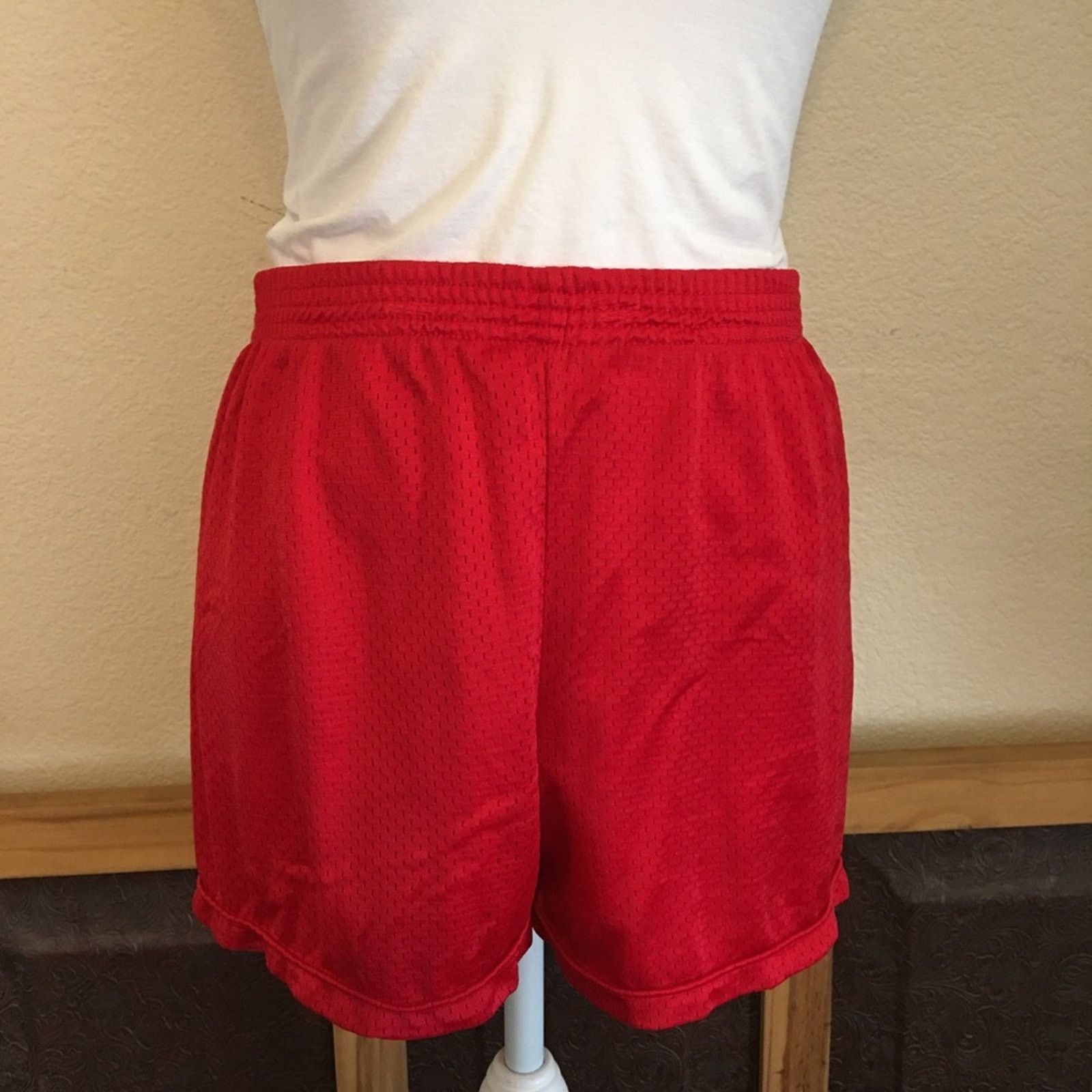 Athletic Works Athletic Works red mesh workout casual shorts Size 29" - 4 Thumbnail