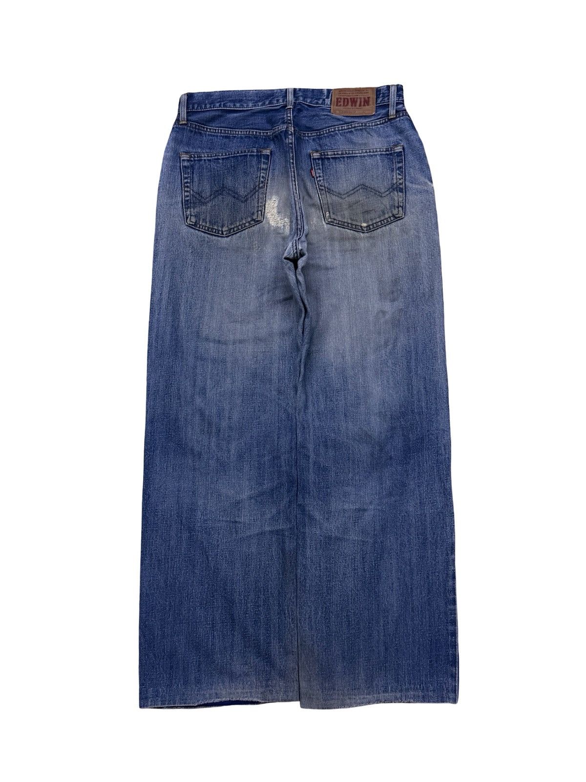 Edwin Vintage EDWIN X Jeans 605 Japan Loose Straight Baggy | W32 Size US 32 / EU 48 - 3 Thumbnail