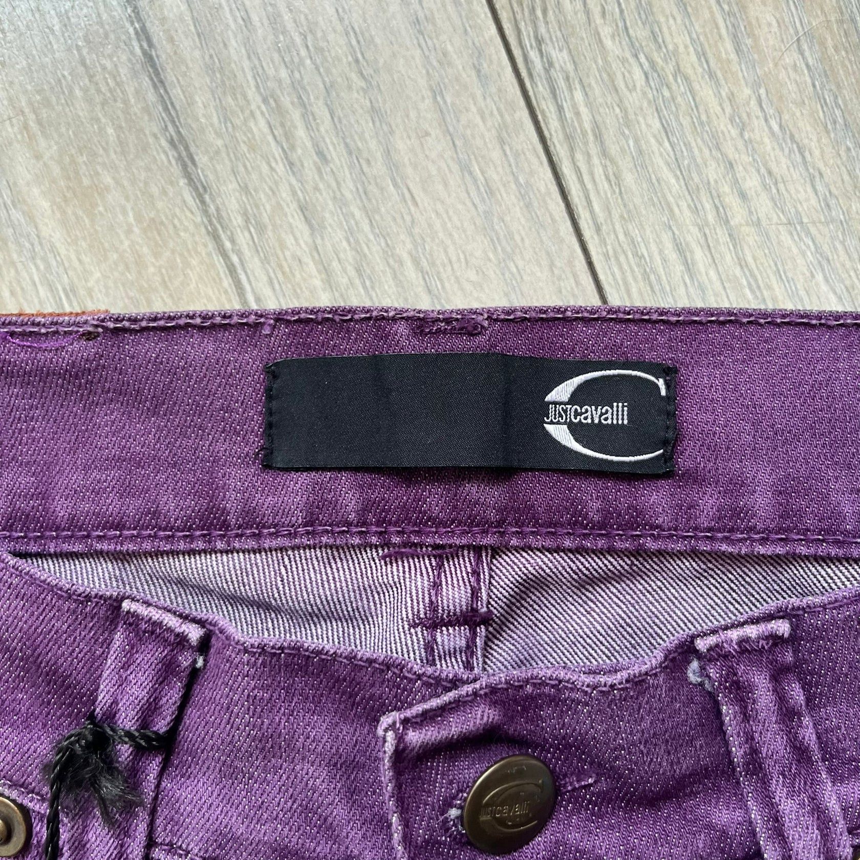 Just Cavalli Just Cavalli 2010's Purple Slim Jeans Size US 29 - 8 Thumbnail