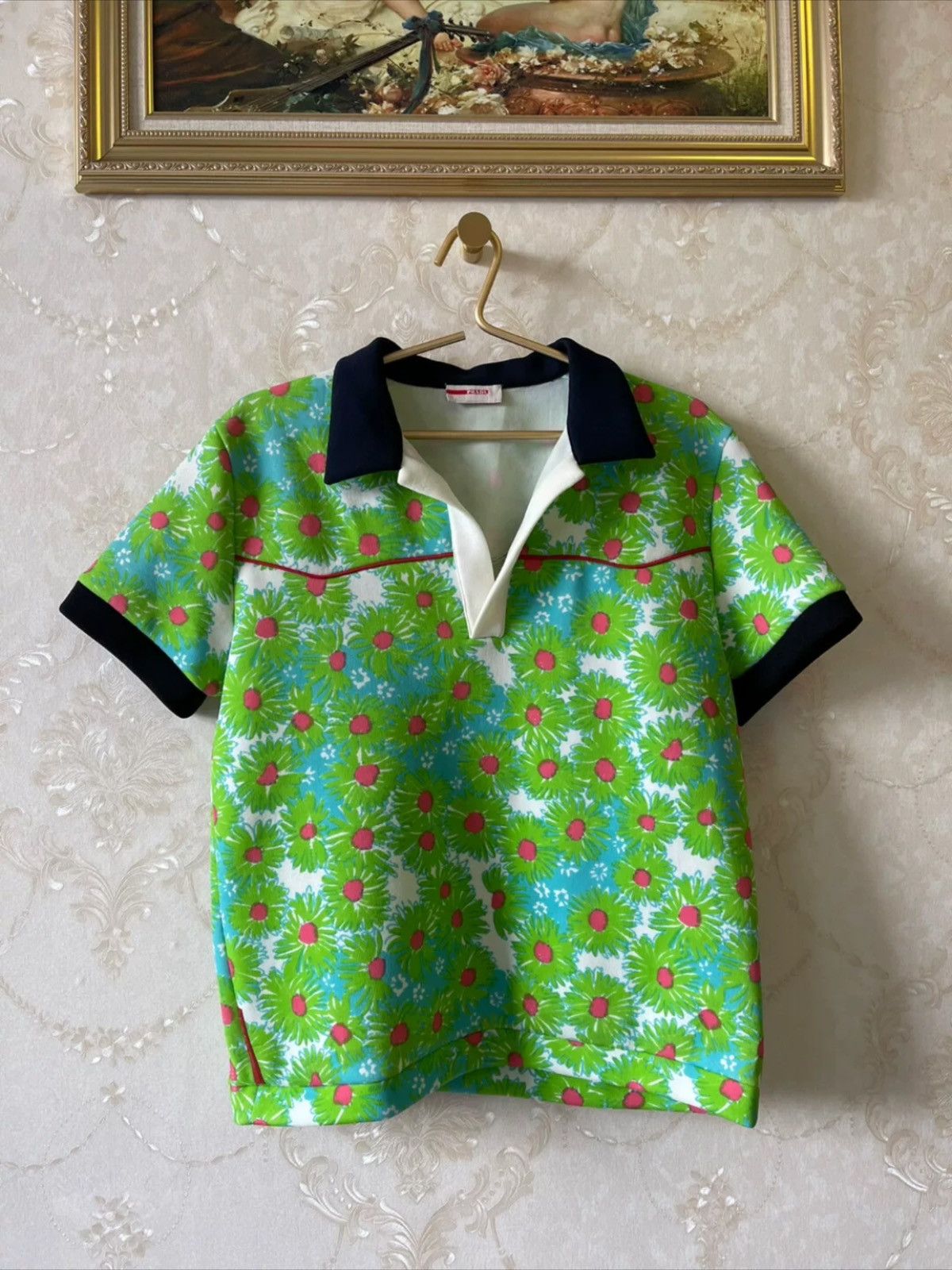 Prada Prada runway print shirt Size US M / EU 48-50 / 2 - 1 Thumbnail