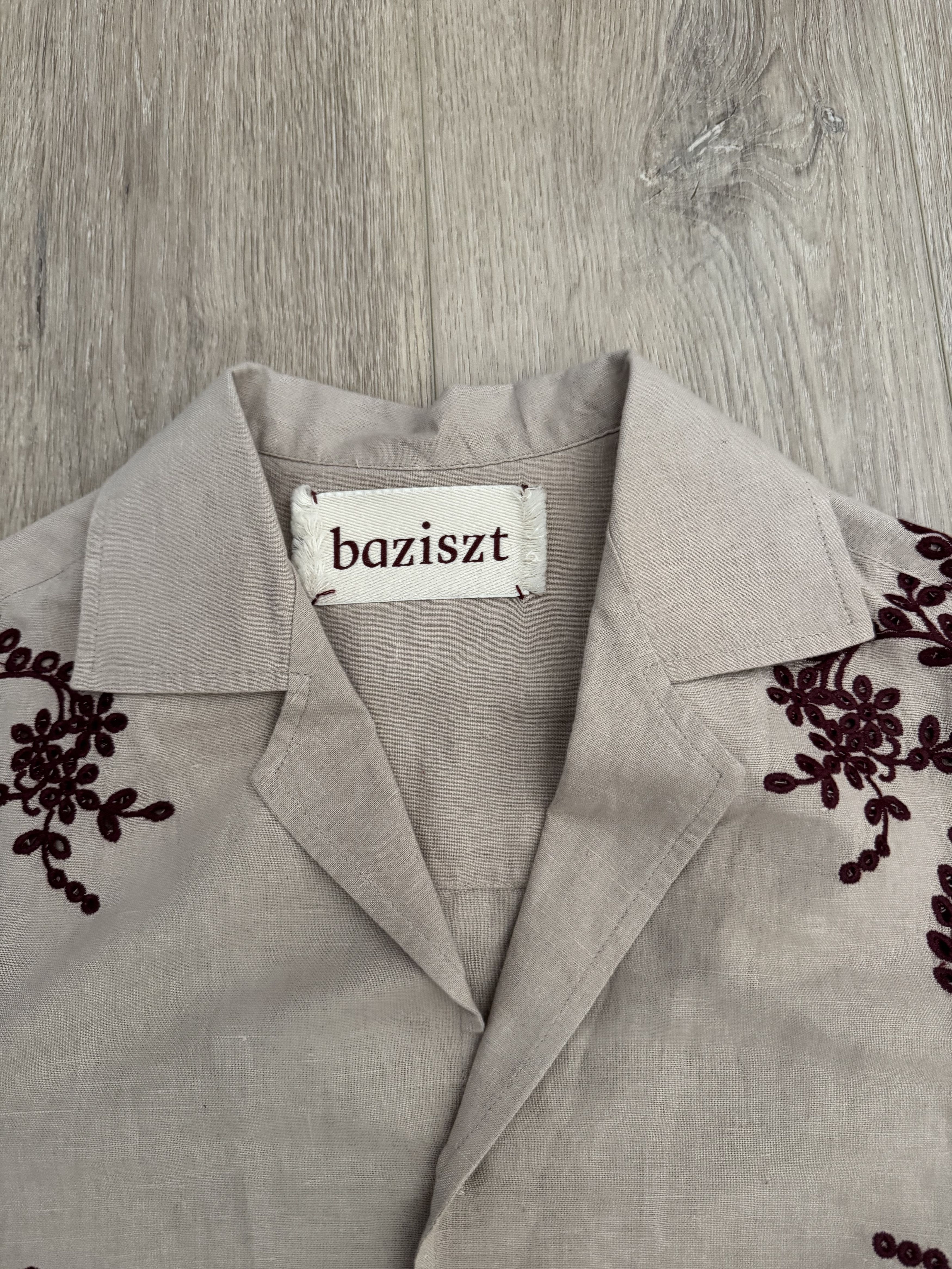 Other Baziszt Vines Embroidered Camp Collar Shirt Size US S / EU 44-46 / 1 - 3 Thumbnail
