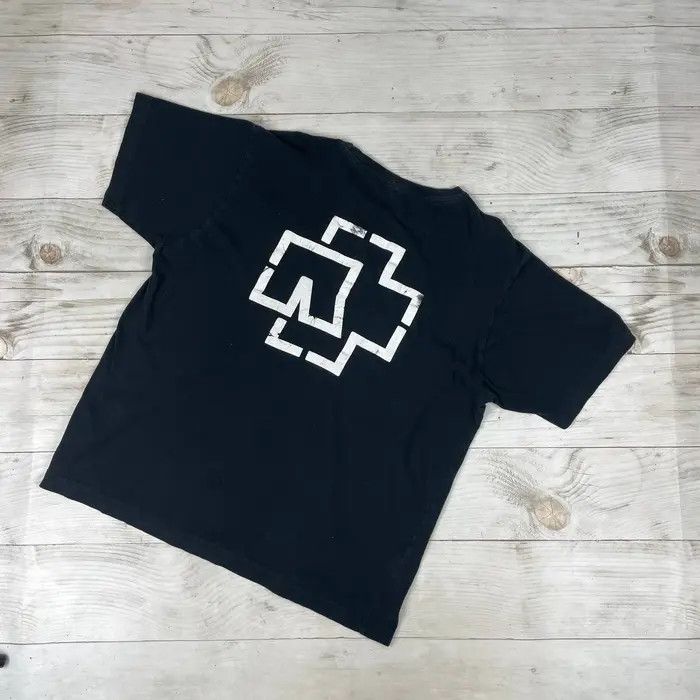 Vintage Vintage Rammstein T-Shirt Metal Rock Band Y2K Size US XXL / EU 58 / 5 - 2 Thumbnail