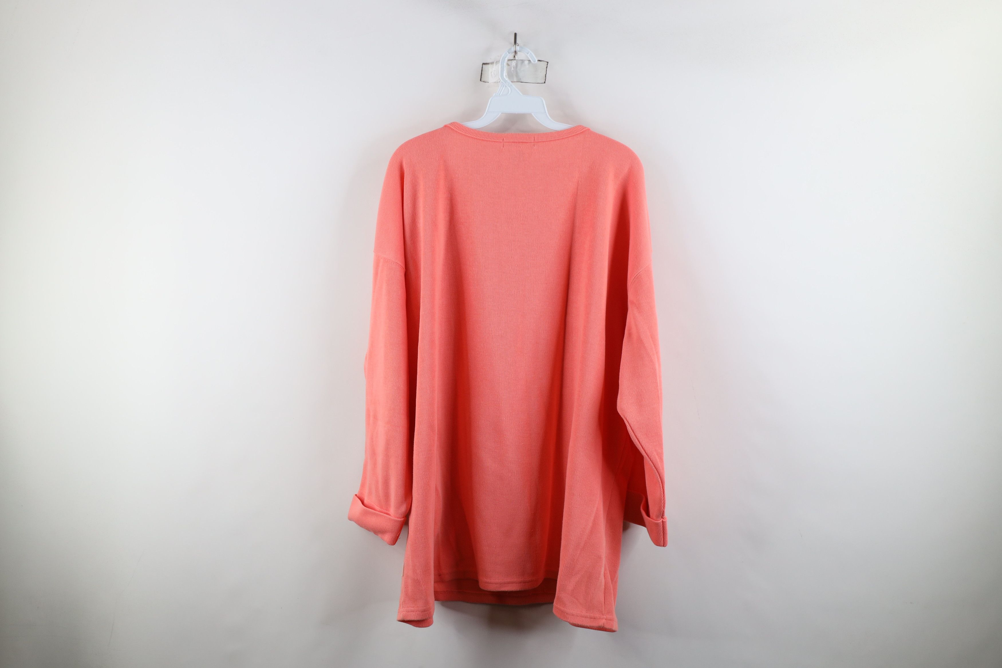 Express × Vintage Vintage 90s Express Thermal Ribbed Knit 3/4 Sleeve T-Shirt Size XL / US 12-14 / IT 48-50 - 10 Thumbnail