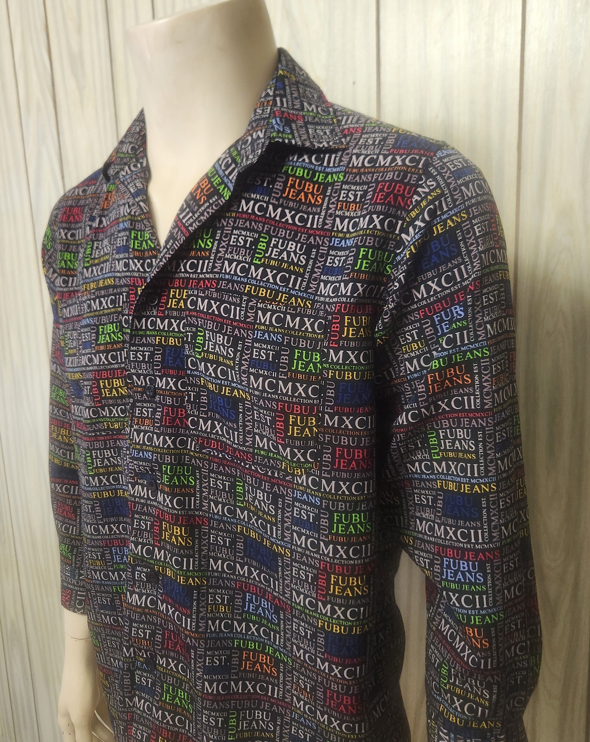 Fubu Fubu men's shirt M vintage signature collection 1992 Size US M / EU 48-50 / 2 - 2 Thumbnail