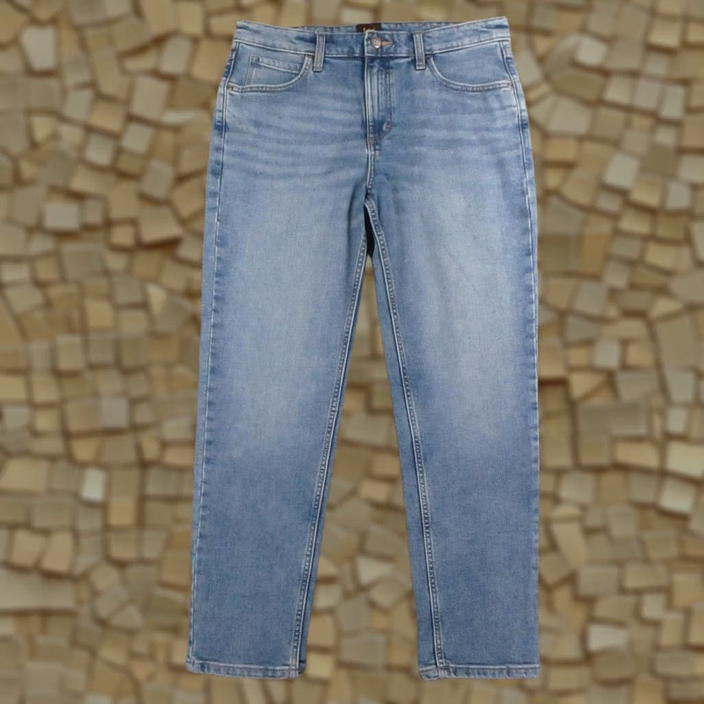 Lee Lee Womens Jeans Bootcut Denim Light Wash 12 Short Regular Fit
